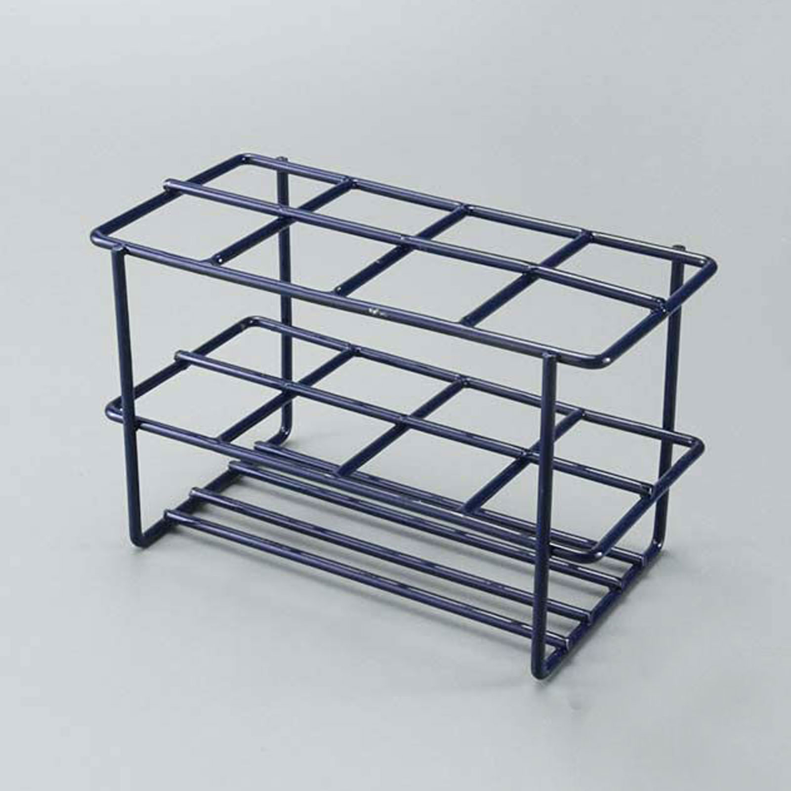 ADAMAS BETA Lab Epoxy Coated Steel Wire Test Tube Rack Metal Wire Constructed 8-Well,15-Well Laboratory Centrifuge Tube Storage Holder