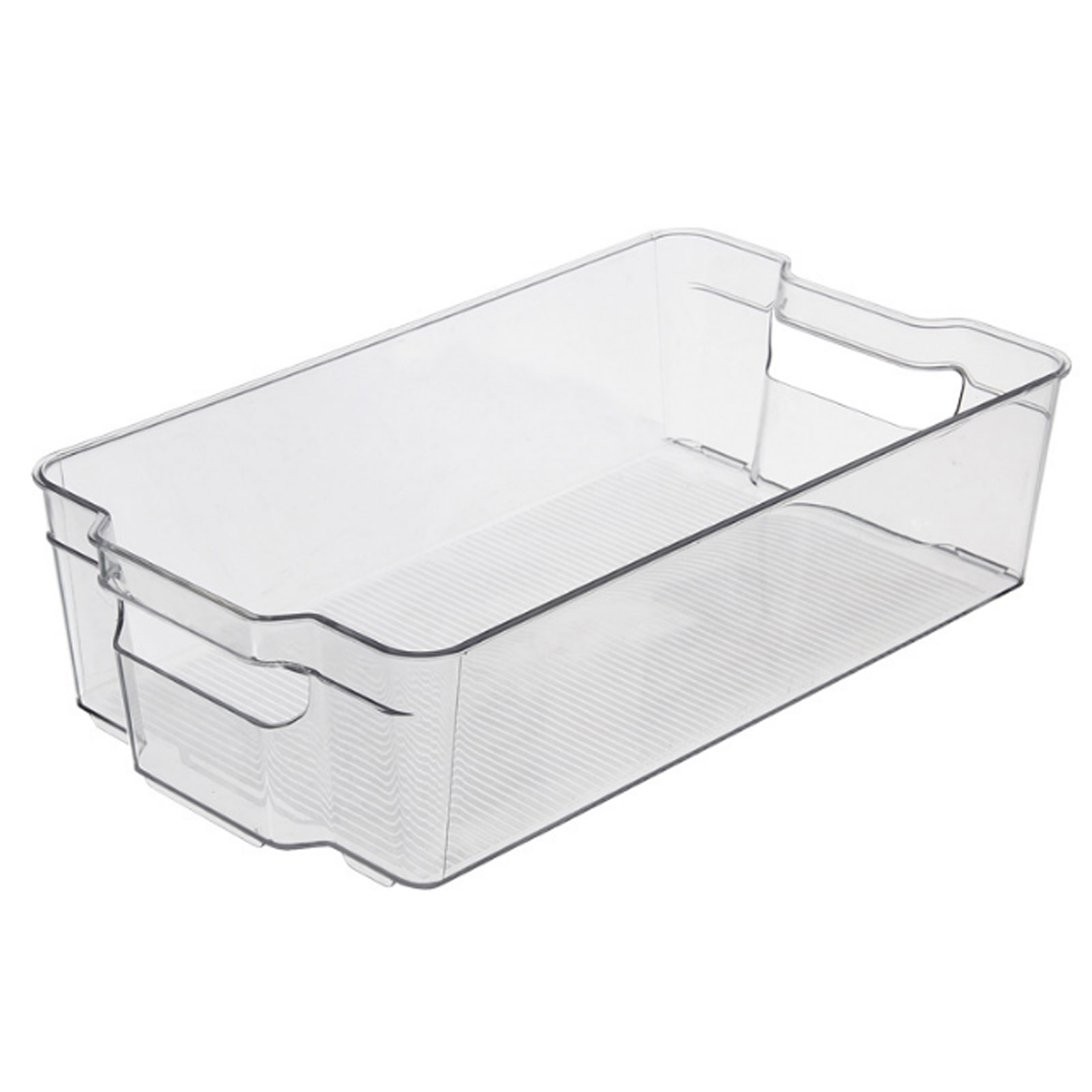 ADAMAS BETA Lab PET Refrigerator Reagent Storage Box With Handle Transparent 37.5cm/32cm Laboratory Plastic Storage Box