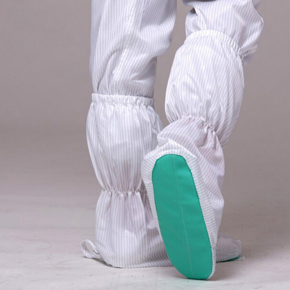 ADAMAS BETA 1 Pair Laboratory Anti-static Long Tube Boots Soft Sole Dustproof Sterilizable Cleaning Shoes for GMP Clean Workshop