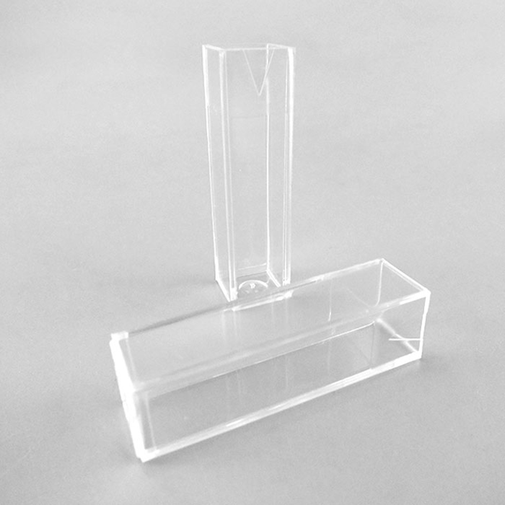 ADAMAS-BETA Wholesale Lab Stackable Disposable Plastic Cuvette Optical Path 10mm Laboratory PS Cuvette 1.5ml 4.5ml without Cover