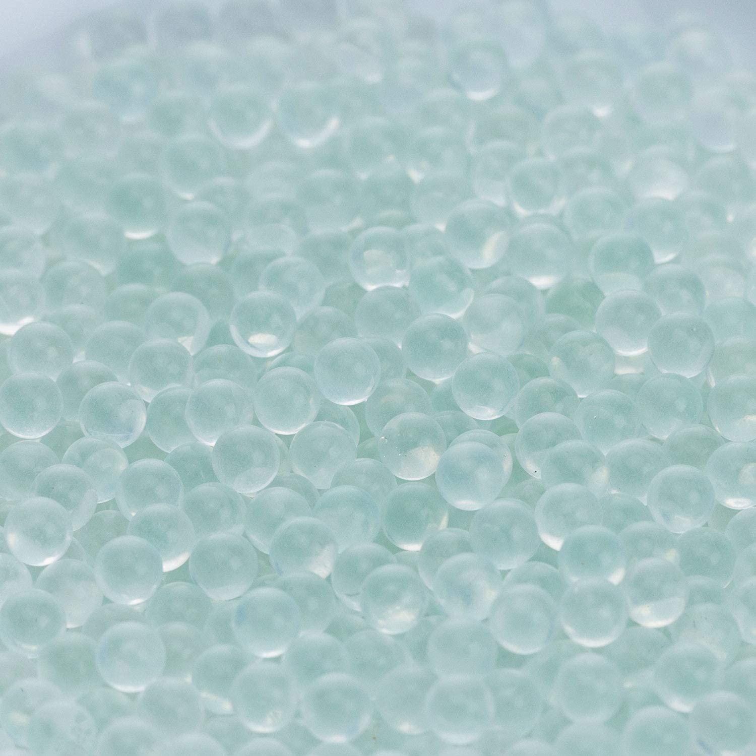 ADAMAS BETA Wholesale 1000pcs/Bag Solid Round Clear Glass Boiling Stones Beads, Diameter 1mm-6mm Anti-Riot Boiling Glass Bead