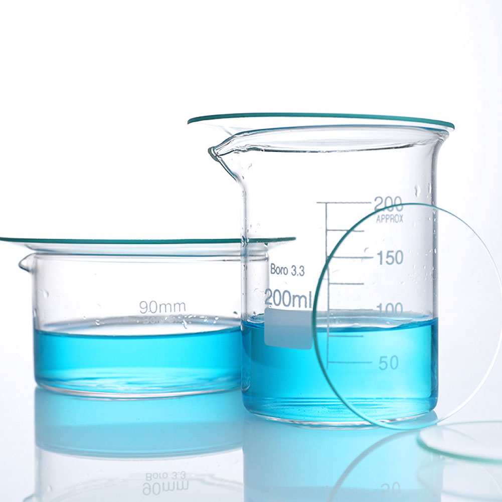 ADAMAS BETA Watch Glass Surface Dish Beaker Cover Thick Laboratory Evaporation Crystallization Dish Diameter 45-180mm Lab Glassware(Pack of 10)