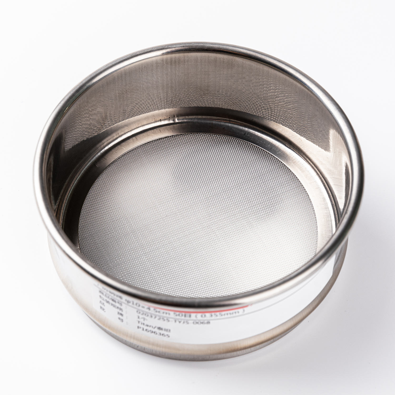 Adamas-Beta φ10×4.5cm 90 Mesh 304 Stainless Lab Sieves Economy Test Sieve 304 Stainless Steel Wire Cloth（0.16mm）