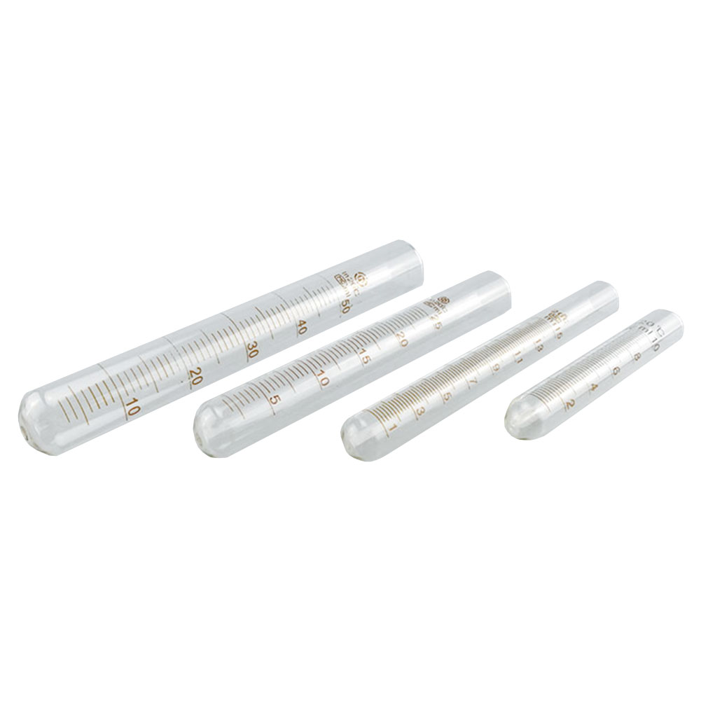 ADAMAS-BATE Test Tube PTFE Graduated Flat Plastic for Laboratory Reaction Vessel