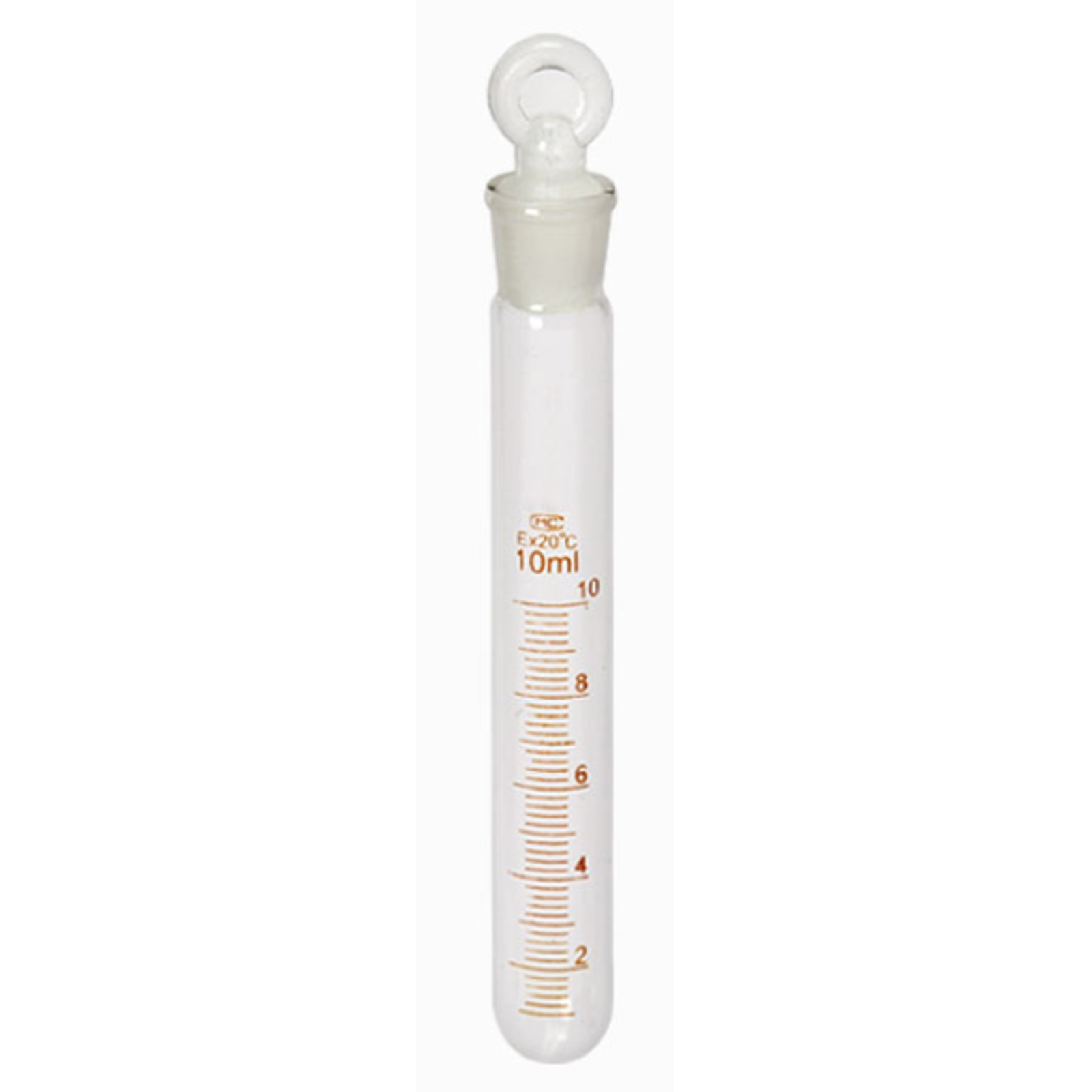 ADAMAS BETA Lab Glass Graduated Test Tube with Stopper 5-100ml  Grinding Mouth Round Bottom Laboratory Test Tube for Microbial Culture Experiment