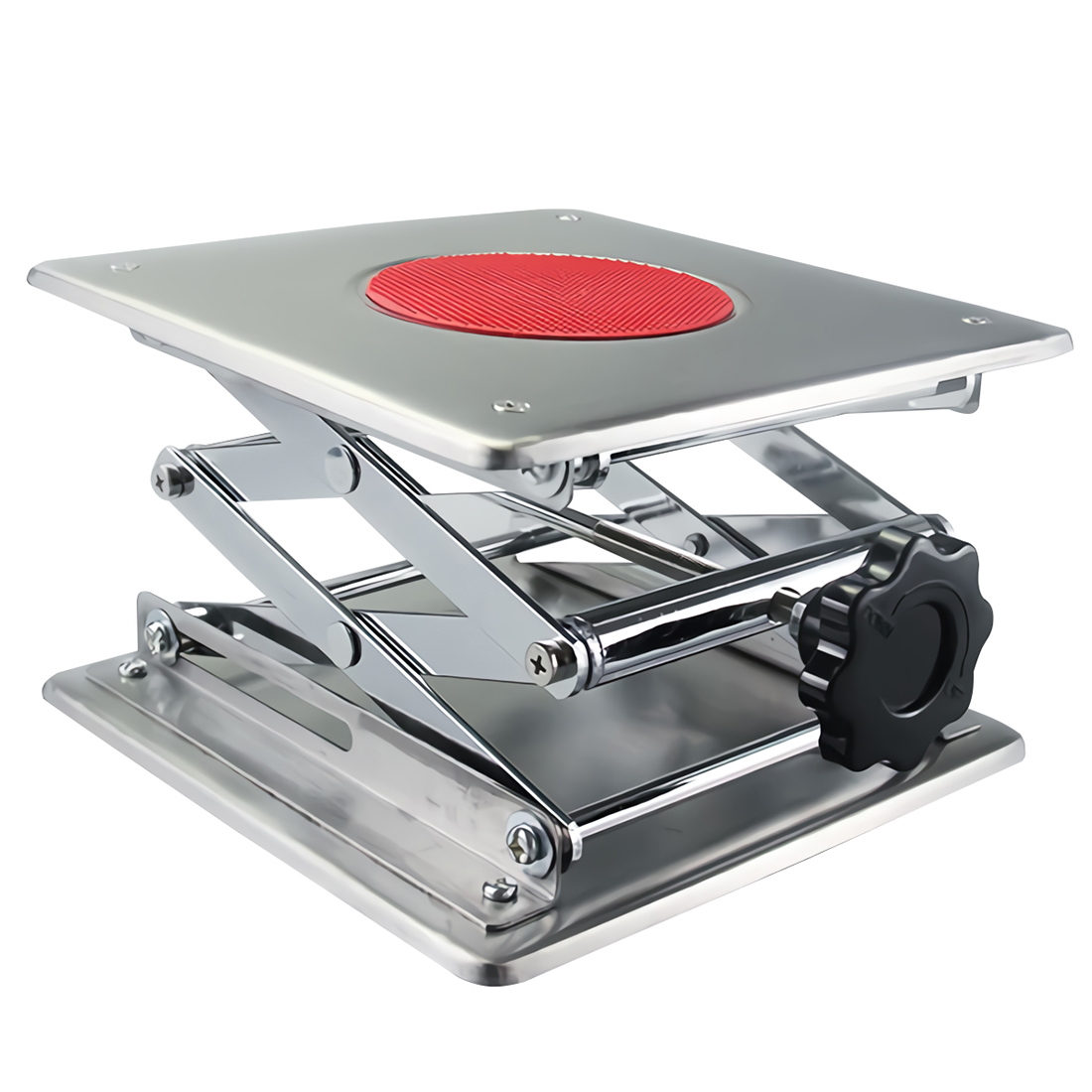 ADAMAS BETA Stainless Steel Lifting Table Manual Multifunction Laboratory Height Adjustment Rack Woodworking Engraving Stand Rack Platform Benches