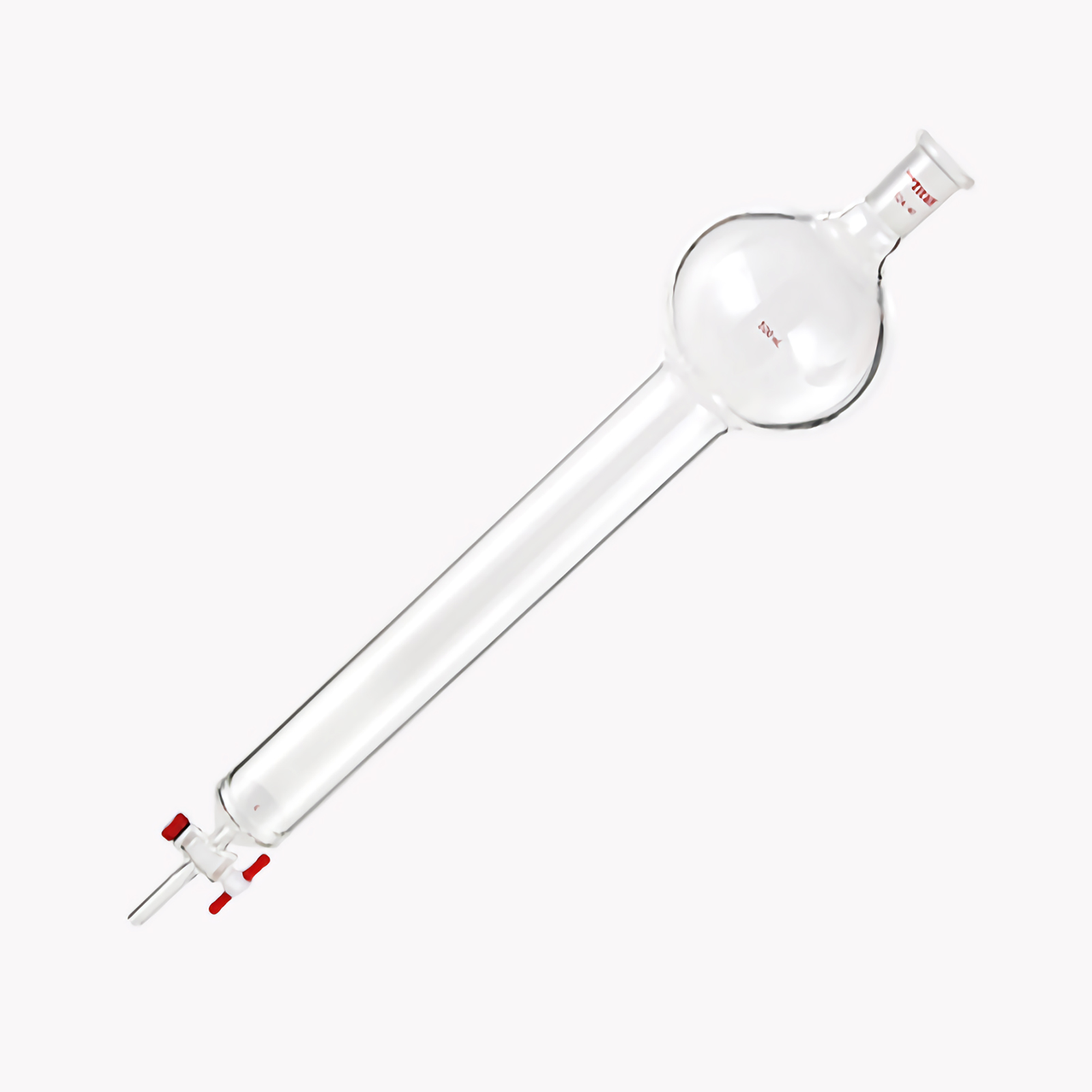 ADAMAS-BETA Laboratory Glass Chromatography Columns with Joint/Reservoir/Fritted Disc/PTFE Stopcock Grinding Mouth 24/40 100-500ml Lab Glassware