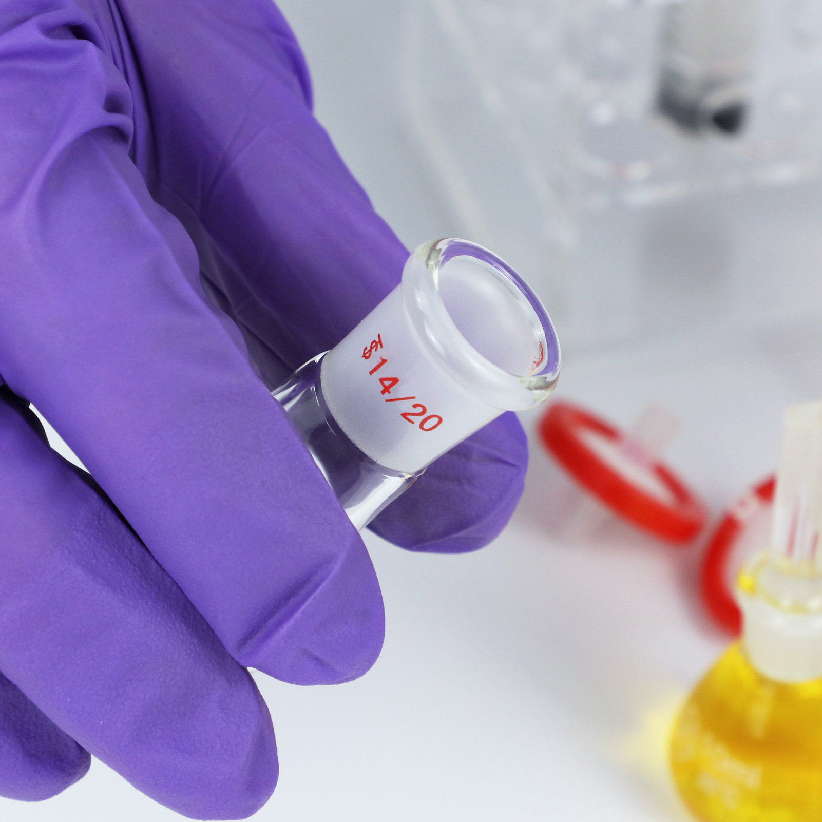 ADAMAS BETA Single Neck Round Bottom Ball Bottle Thick-Walled Clear Lab Glassware Laboratory Flasks for Heating/Reaction/Distillation Experiment