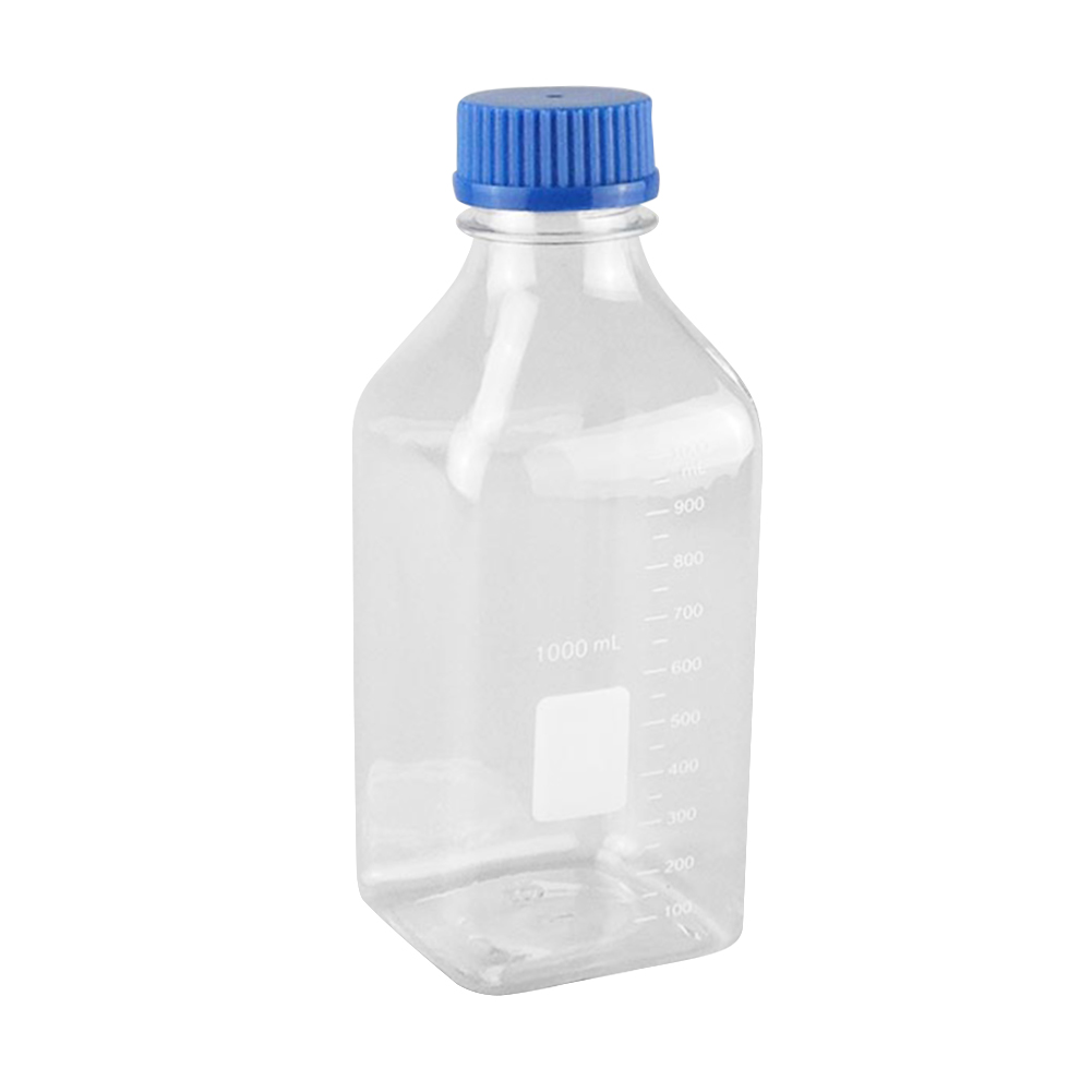ADAMAS BETA Plastic Bottle 125-1000ml Narrow Mouth with Cover PET/PC Sterilized Lab Chemical Reagent Bottle Sample Sealing Bottles