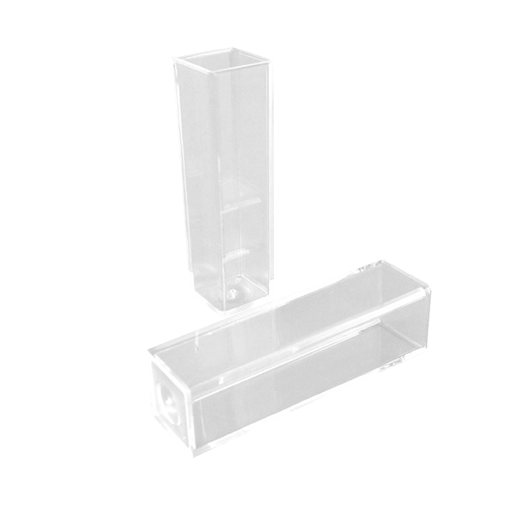 ADAMAS-BETA Wholesale Lab Stackable Disposable Plastic Cuvette Optical Path 10mm Laboratory PS Cuvette 1.5ml 4.5ml without Cover