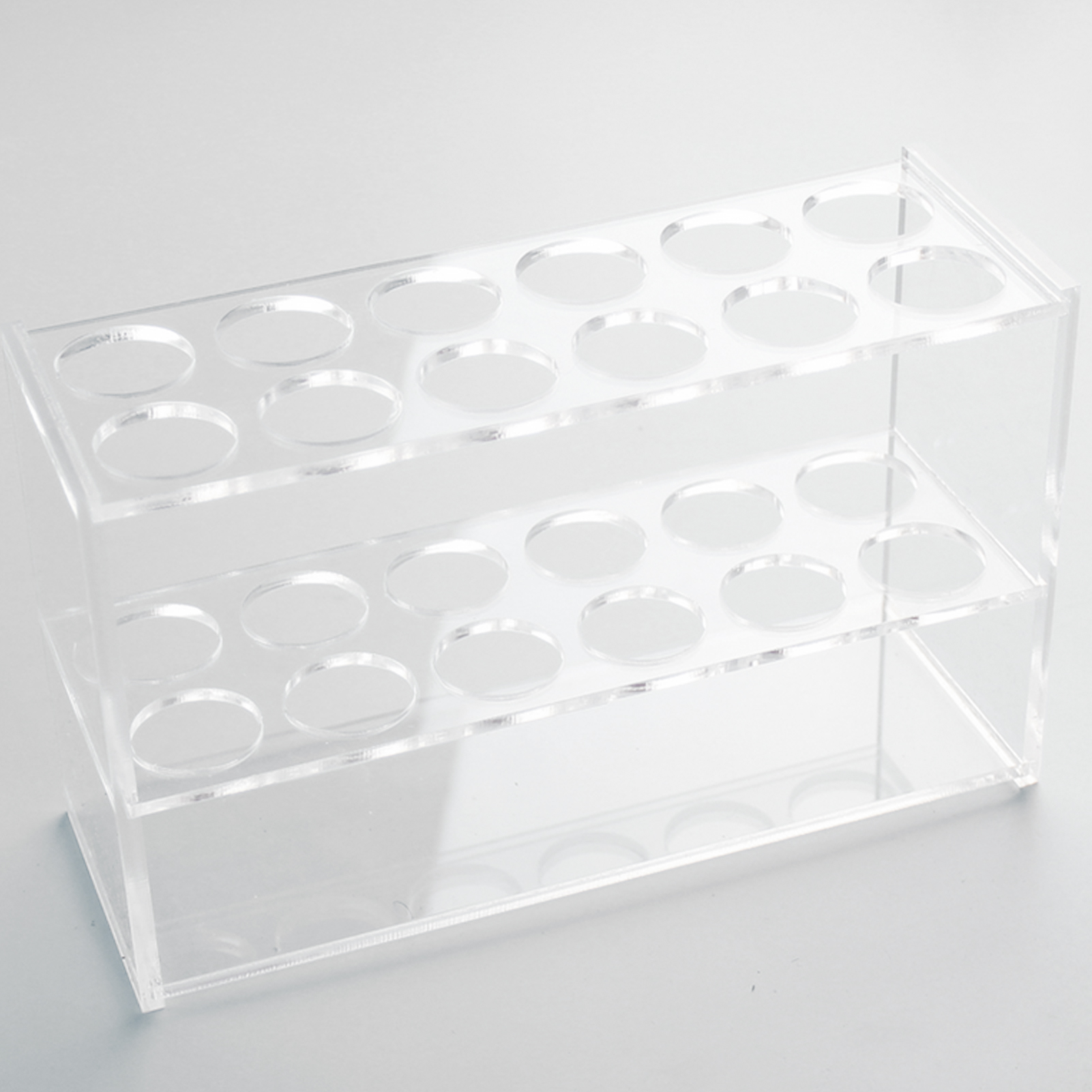 ADAMAS BETA Organic Glass Colorimetric Pipe Rack 6-Well 12-Well 10-100ml Laboratory Plexiglass Test Tube Holder Colorimetric Tubes Stander