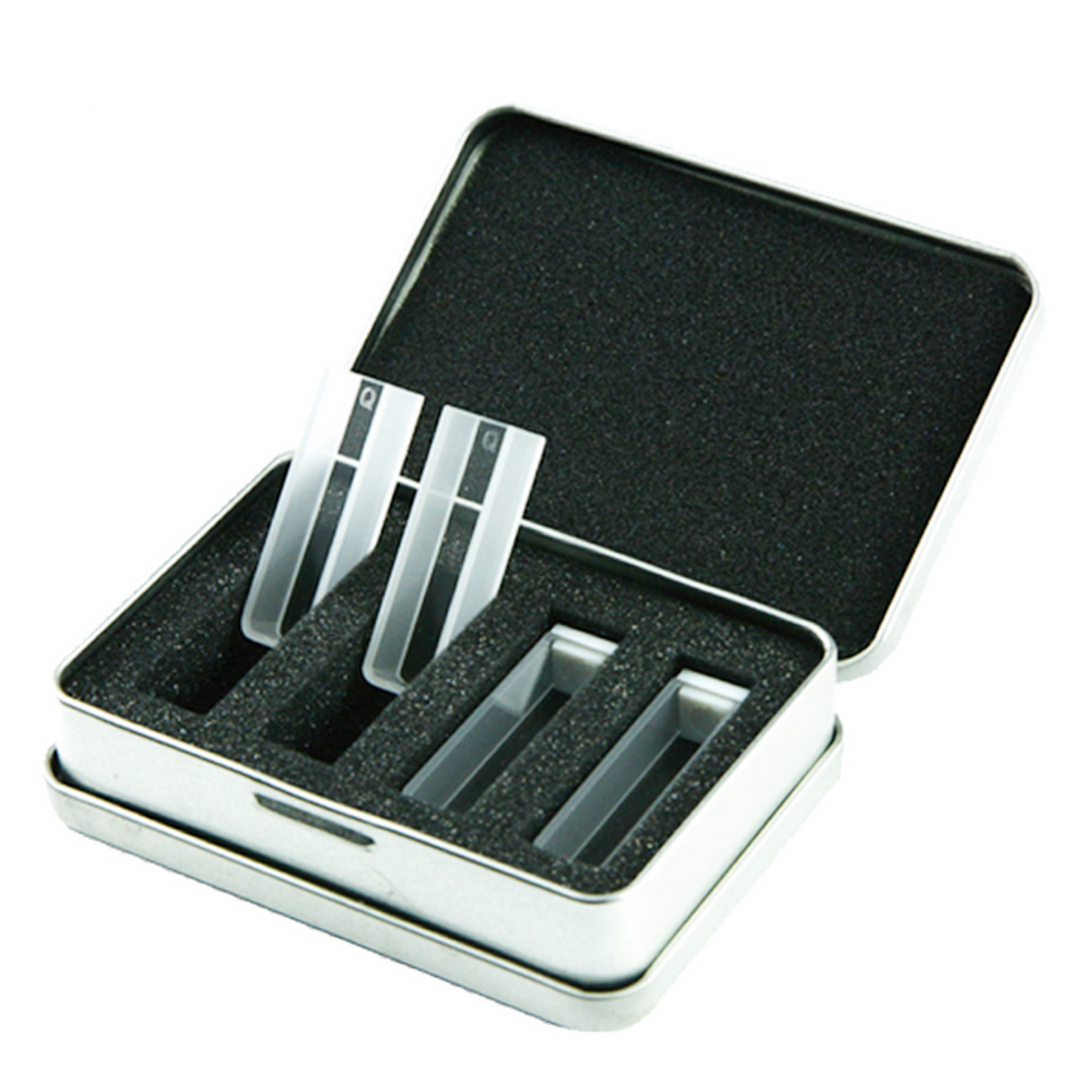 ADAMAS-BETA Special Cuvette for Water Sample Colorimetry Cup Optical Path 10mm 30mm Laboratory Quartz/Glass Cuvette 4pcs/Box