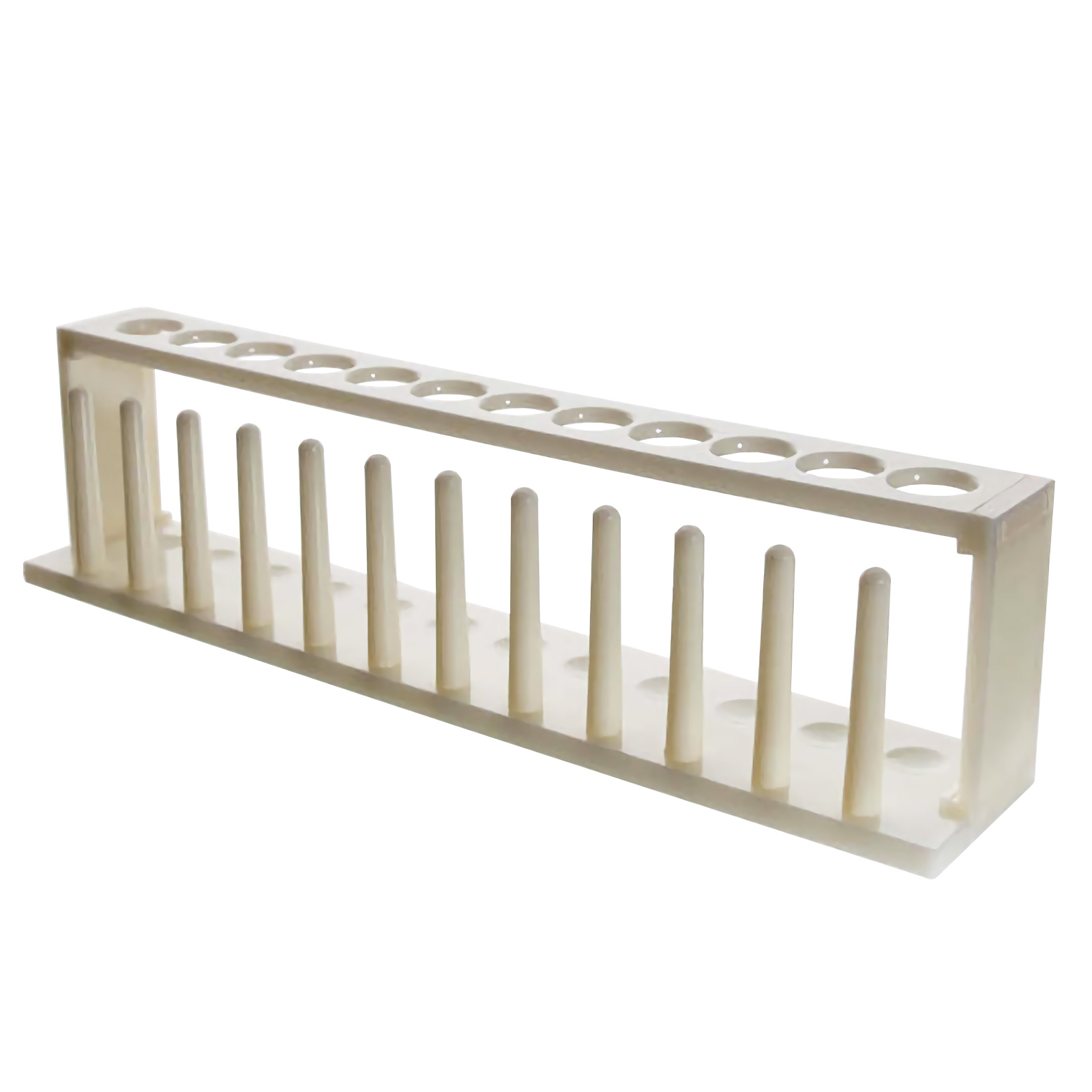 ADAMAS BETA Lab Plastic Test Tube Rack 6-12 Wells with Column Hole Diameter 23mm for Laboratory Test Tube Storage/Drying Holder