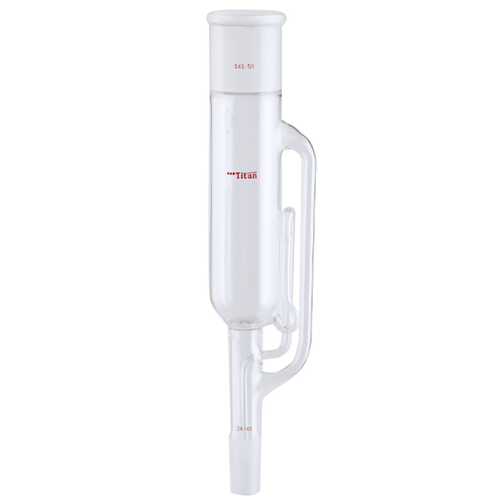 ADAMAS-BETA Soxhlet Fat Extractor High Borosilicate Glass Extraction Tube Grinding Mouth 55/50 45/50 34/45 Lab Glassware Cylinder