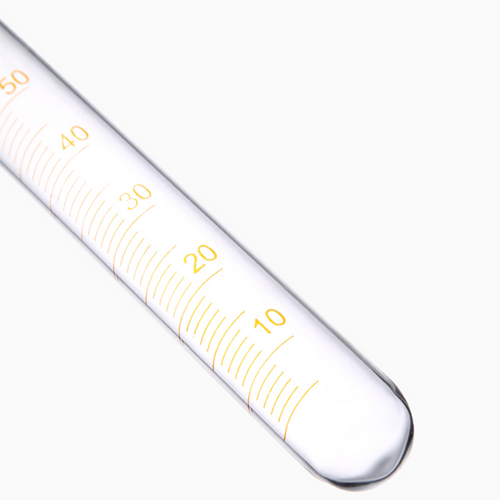 ADAMAS BETA Lab Glass Graduated Test Tube with Stopper 5-100ml  Grinding Mouth Round Bottom Laboratory Test Tube for Microbial Culture Experiment