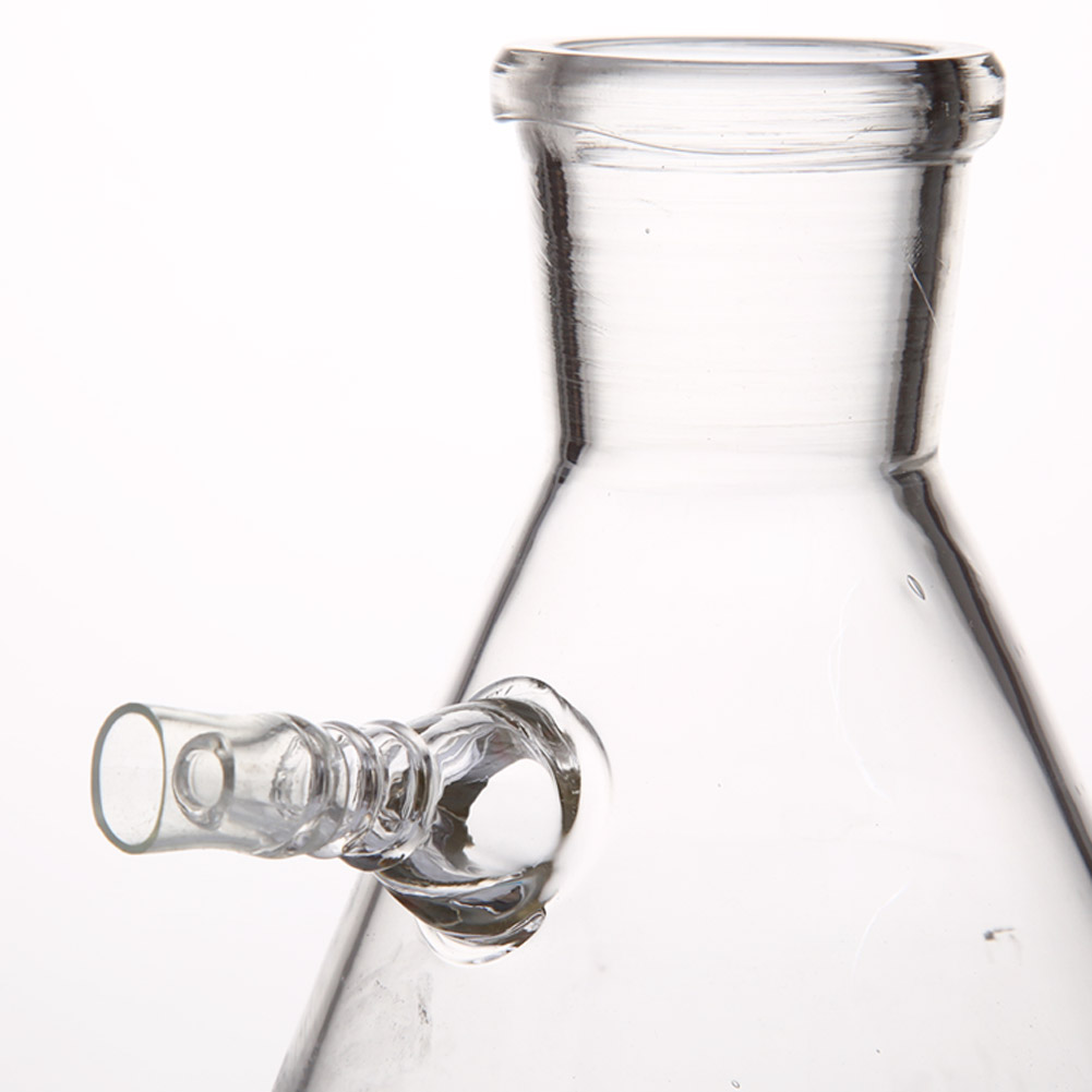 ADAMAS BETA Lab Filter Bottle with Upper Low Nozzle 125ml-10000ml Laborator Glass Grinding Mouth Suction Filter Bottles Conical Flask