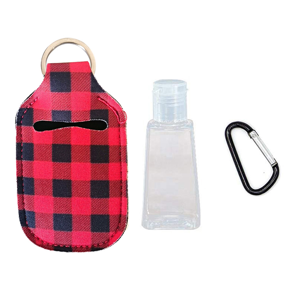 ADAMAS-BETA 10pcs Keychain Travel Bottles 30ml Refillable Hand Sanitizer Holder clip on Small Mini Portable Bottles Containers Carrier for Toiletries,Shampoo,Lotion