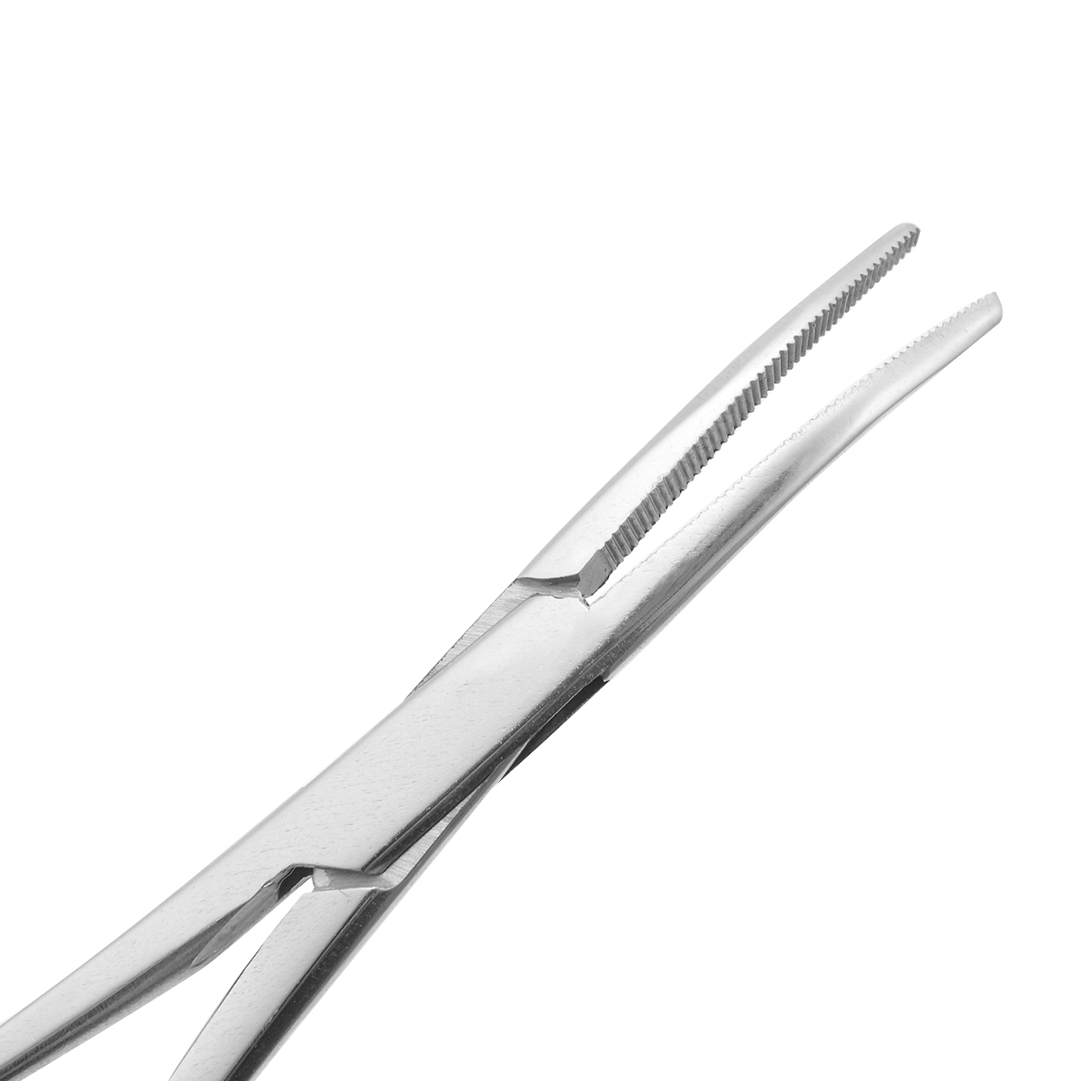 Wholesale 9pcs Stainless Steel Hemostatic Forceps Surgical Forceps Tool Hemostat Locking Clamps Forceps16cm Fishing Pliers Curved Tip