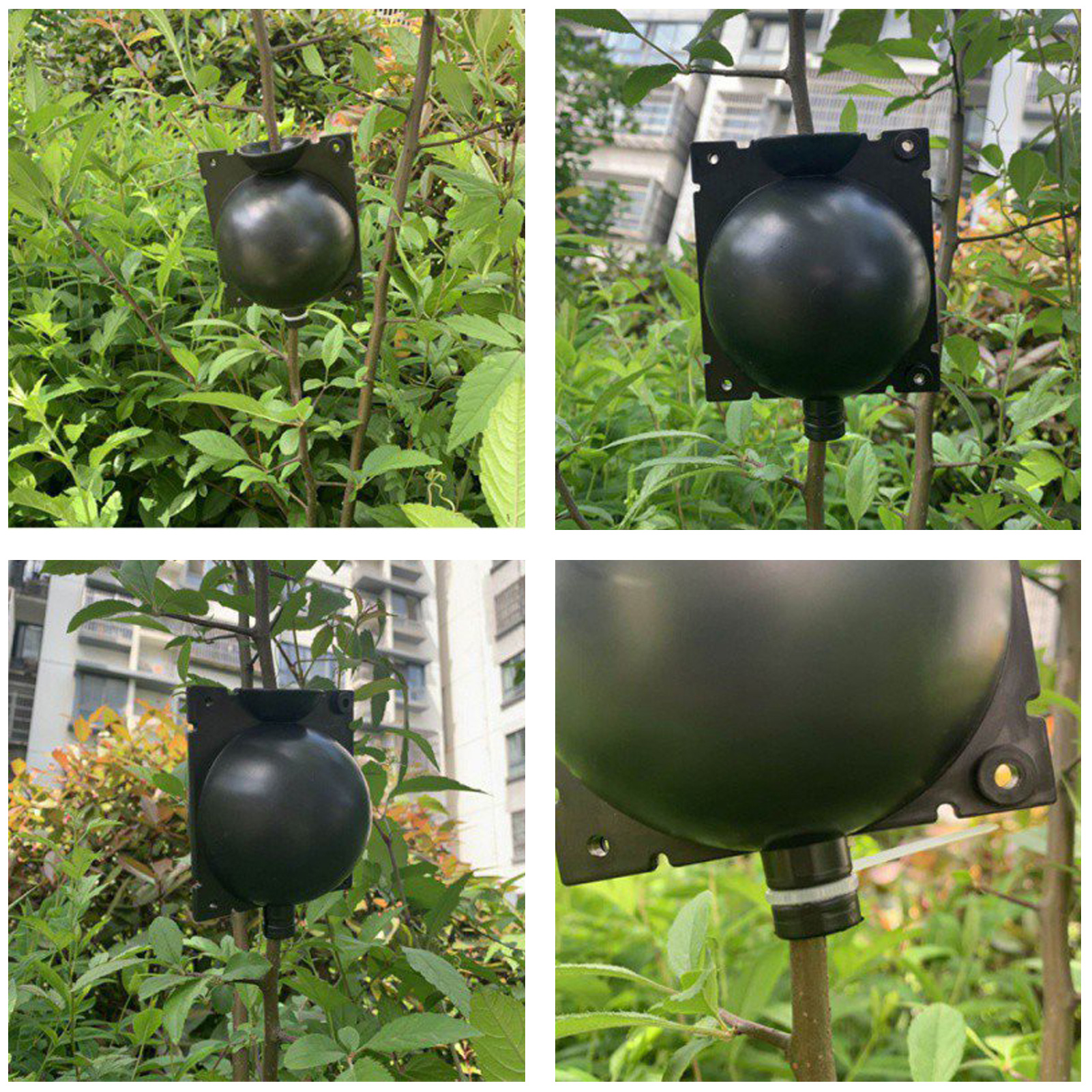 Plant Rooting Ball Black Plant Root Device Growing Box Assisted Cutting High-Pressure Propagation Ball, Reusable Grafting Controller Air-Layering for Plants Asexual Reproduction
