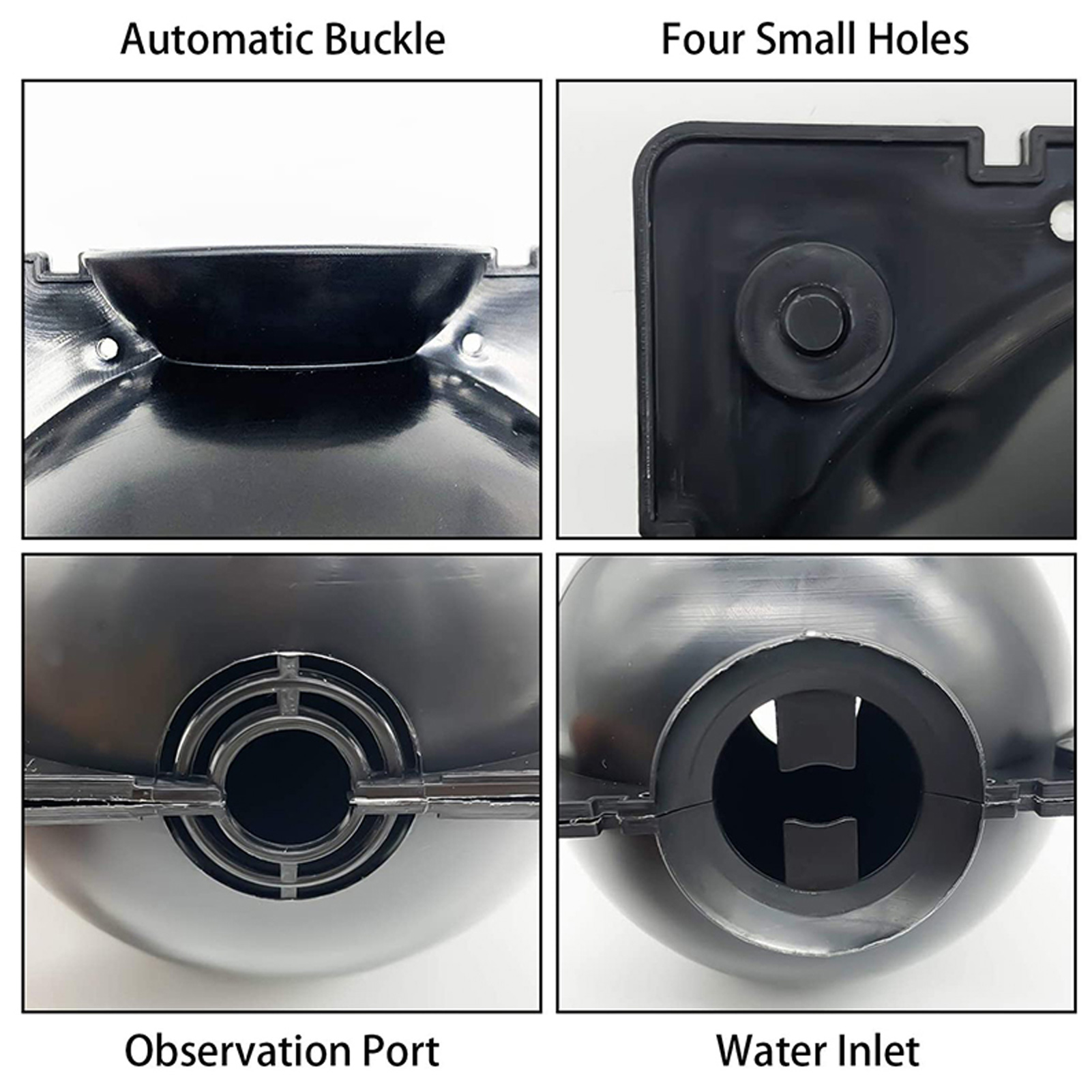 Plant Rooting Ball Black Plant Root Device Growing Box Assisted Cutting High-Pressure Propagation Ball, Reusable Grafting Controller Air-Layering for Plants Asexual Reproduction