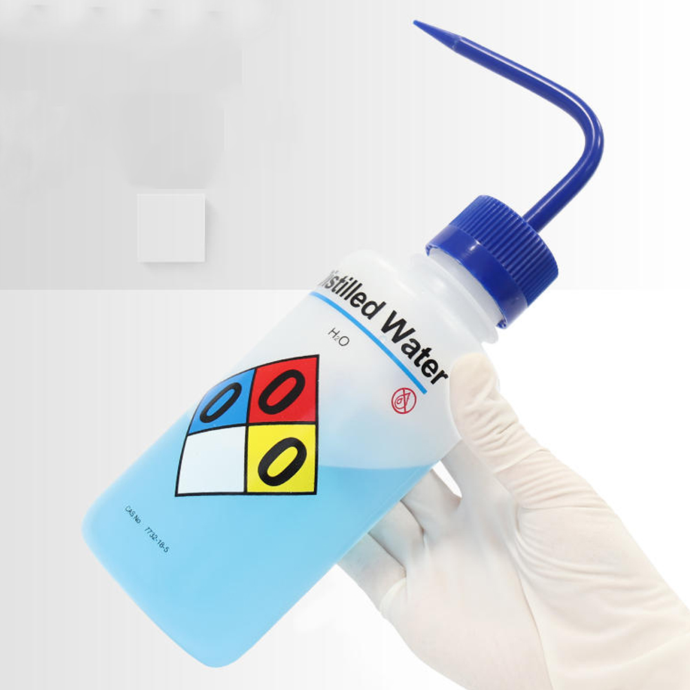 ADAMAS-BETA LDPE Plastic Washing Bottle 500ml Laboratory for Chemical Solution Sodium Hypochlorite/Ethanol/Methanol/Distilled Water Empty Bottles