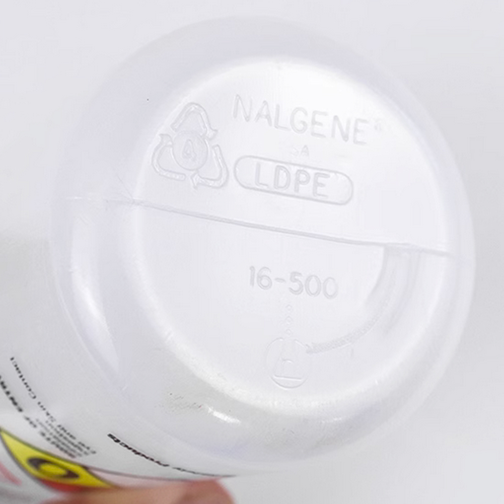 ADAMAS-BETA LDPE Plastic Washing Bottle 500ml Laboratory for Chemical Solution Sodium Hypochlorite/Ethanol/Methanol/Distilled Water Empty Bottles