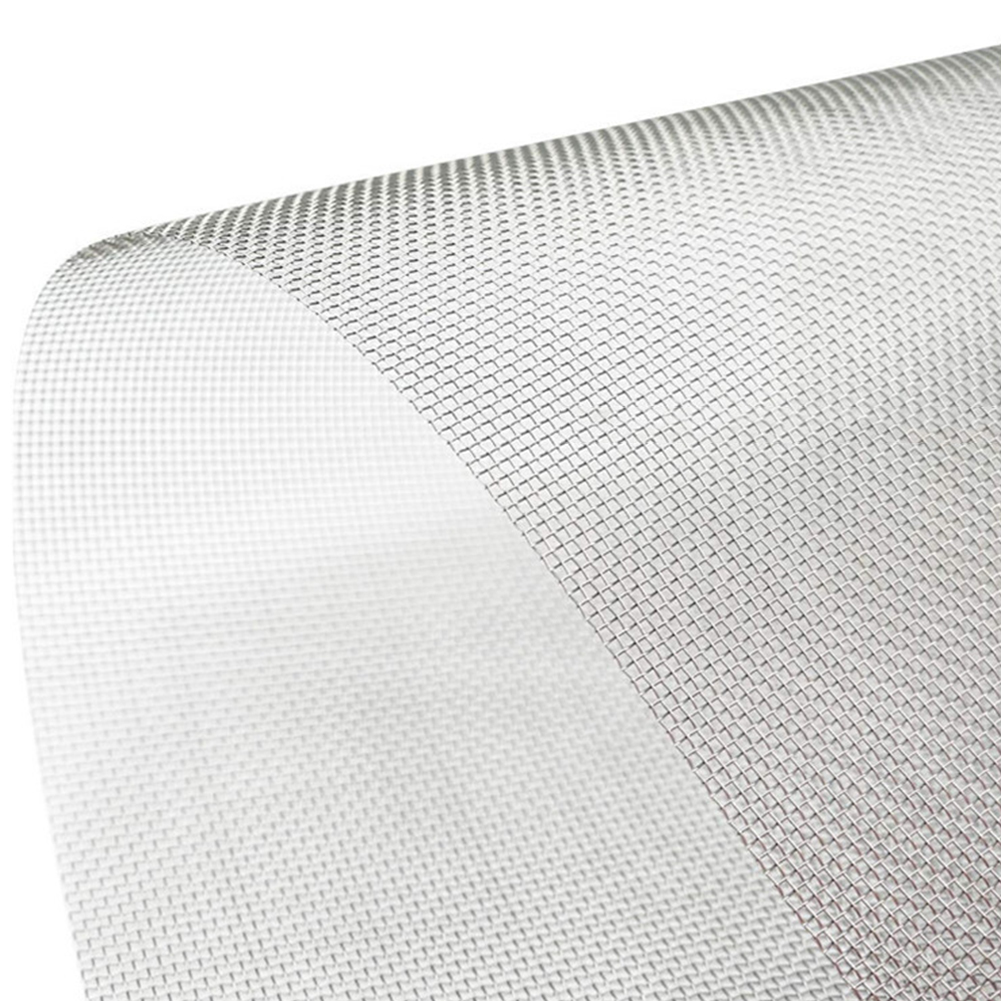 ADAMAS-BETA Laboratory Sieve Sheet 304 Stainless Steel Wire Mesh 120*40cm Plain Woven Mesh 20/30/40/100 Mesh for Hierarchical Filtering Experiment
