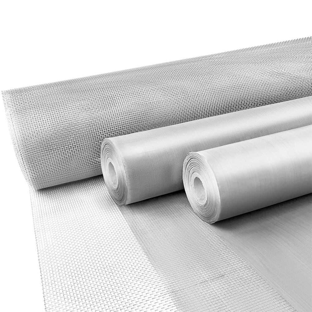 ADAMAS-BETA Laboratory Sieve Sheet 304 Stainless Steel Wire Mesh 120*40cm Plain Woven Mesh 20/30/40/100 Mesh for Hierarchical Filtering Experiment