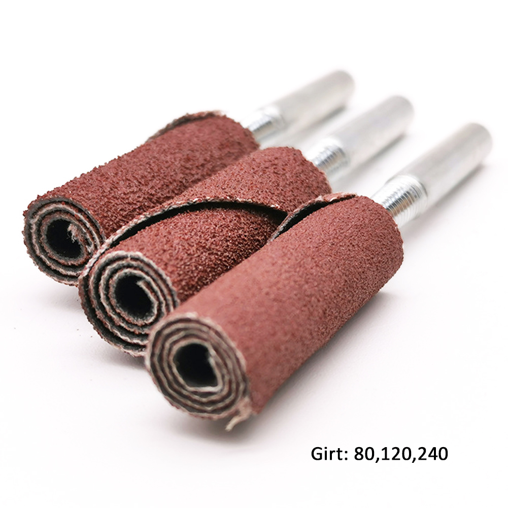 ADAMAS-BETA Wholesale Mini Sanding Engine Porting Polishing Assortment Kit 60-120 Mesh Mixed Sanding Cartridge Rolls/Cone Spiral Rolls Full Taper Assorted Set