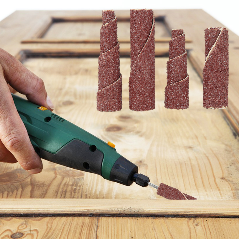 ADAMAS-BETA Wholesale Mini Sanding Engine Porting Polishing Assortment Kit 60-120 Mesh Mixed Sanding Cartridge Rolls/Cone Spiral Rolls Full Taper Assorted Set