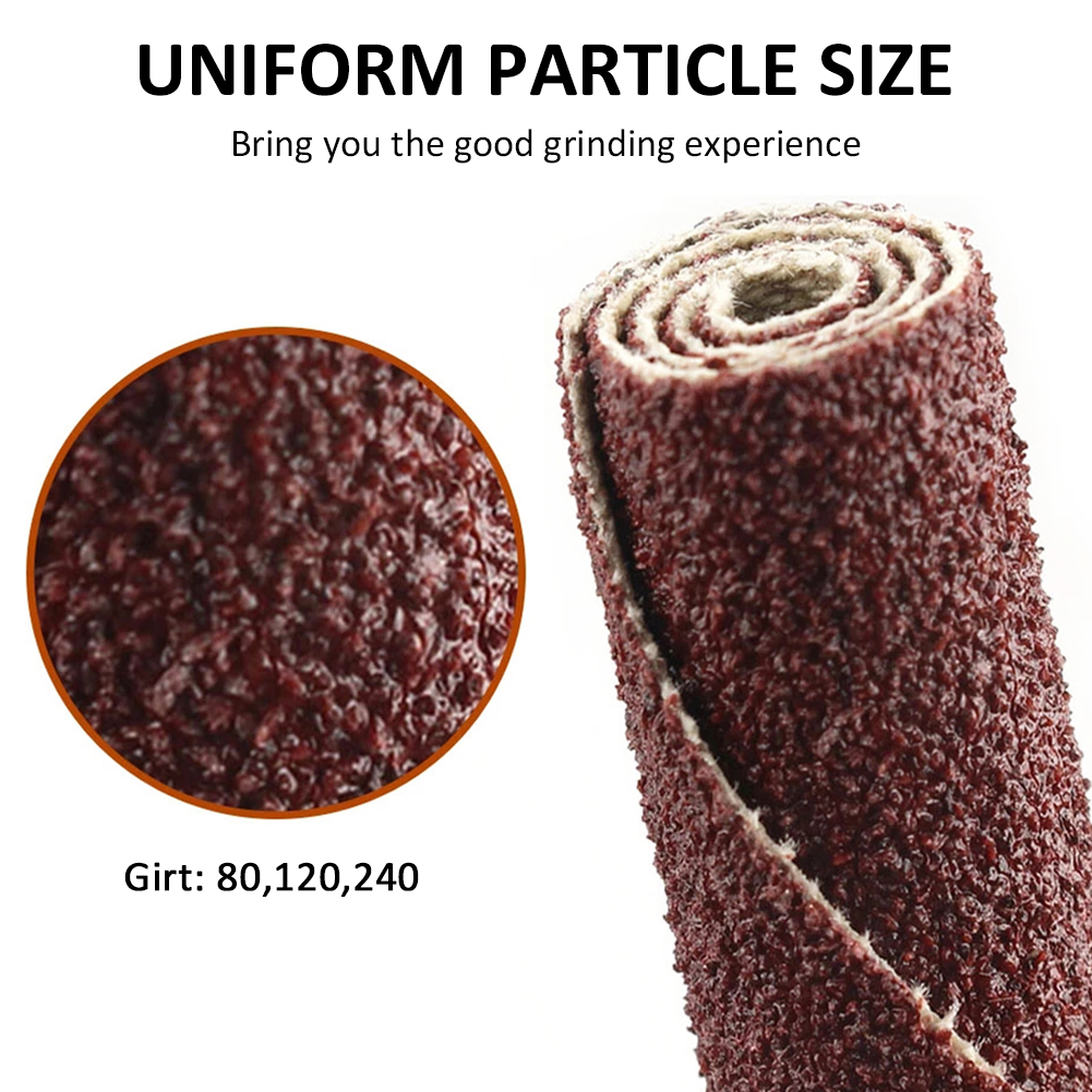 ADAMAS-BETA Wholesale Mini Sanding Engine Porting Polishing Assortment Kit 60-120 Mesh Mixed Sanding Cartridge Rolls/Cone Spiral Rolls Full Taper Assorted Set