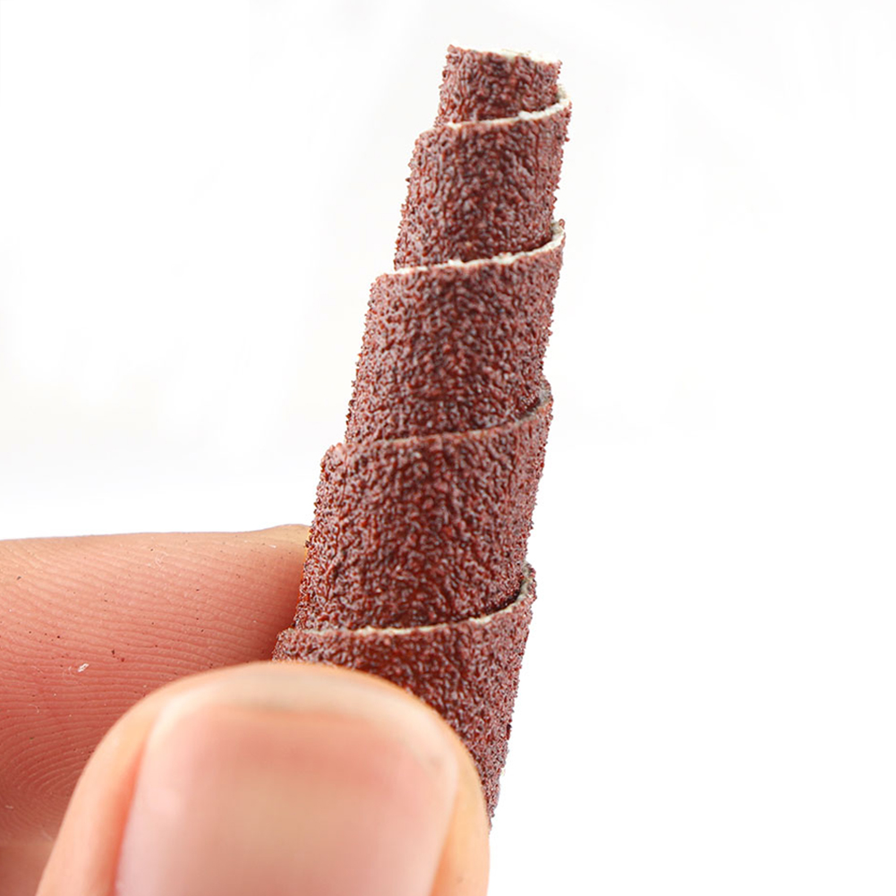 ADAMAS-BETA Wholesale Mini Sanding Engine Porting Polishing Assortment Kit 60-120 Mesh Mixed Sanding Cartridge Rolls/Cone Spiral Rolls Full Taper Assorted Set