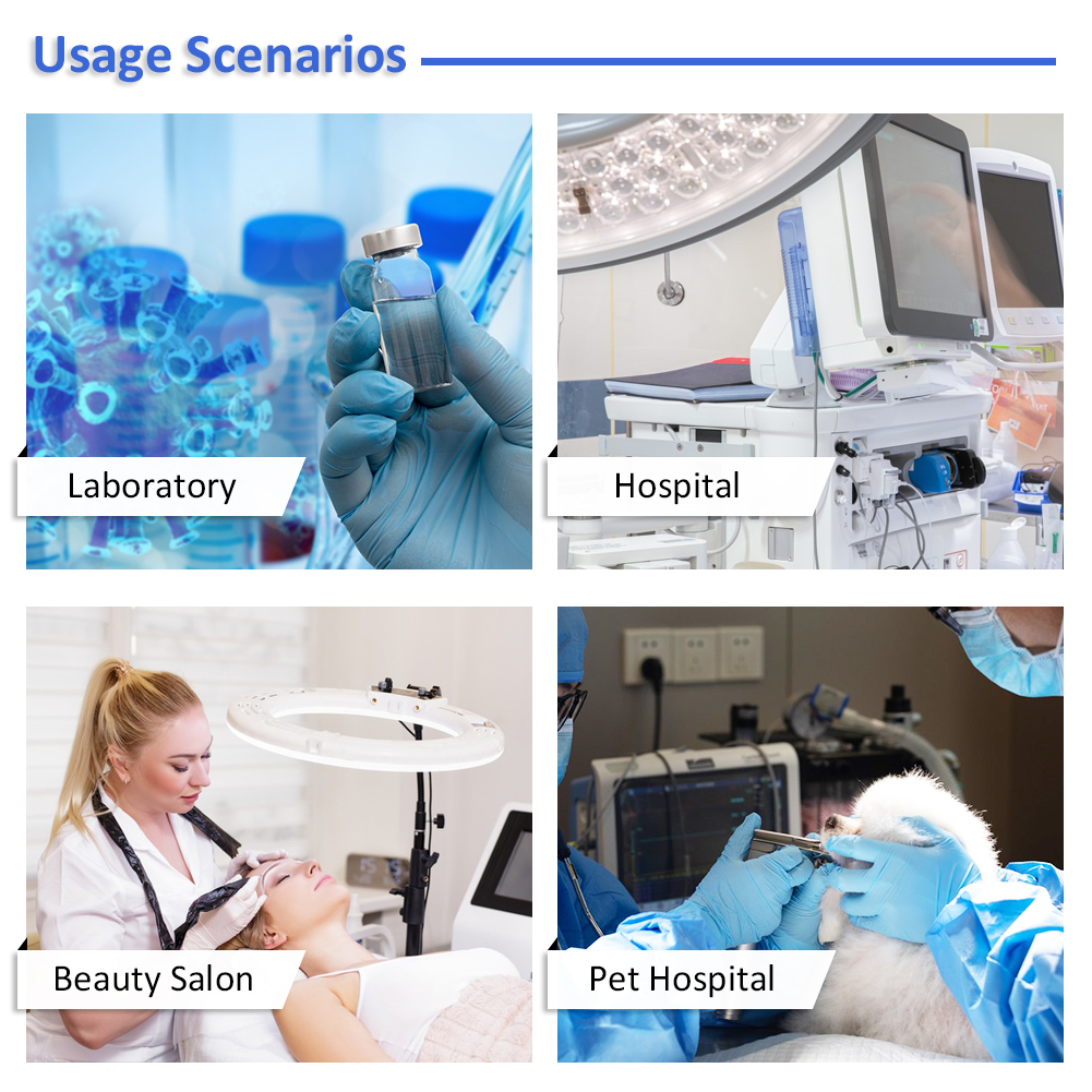 ADAMAS-BETA Penicillin Bottles 10ml Lab Transparent Glass Bottle Freeze Dried Powder Oral Liquid Vials Separate Bottling Jars with Cover