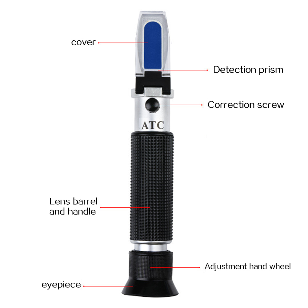 ADAMAS-BETA Lab 3-in-1 Animal Clinical Refractometer Animal Health Index Test Specific Gravity/Serum Protein Concentration