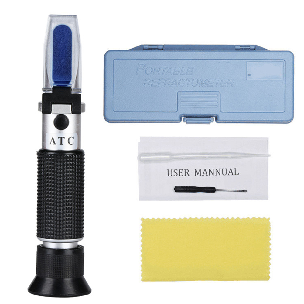 ADAMAS-BETA Lab Supplier Digital Handheld Alcohol Refractometer with ATC for Red Wine Sugar Content/Beer Birx SG Wort Concentration Tester Specific Gravity