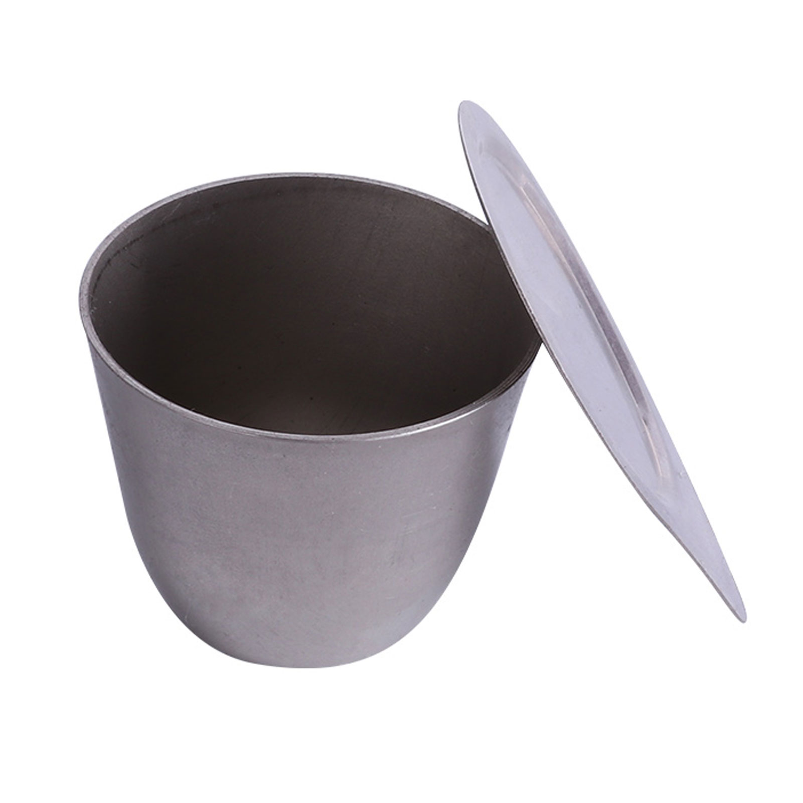 ADAMAS BETA Lab Sterling Silver Crucible High Purity 99.99% 30ml 50ml Nickel/Iron Crucible with Cover  Laboratory Heating Device