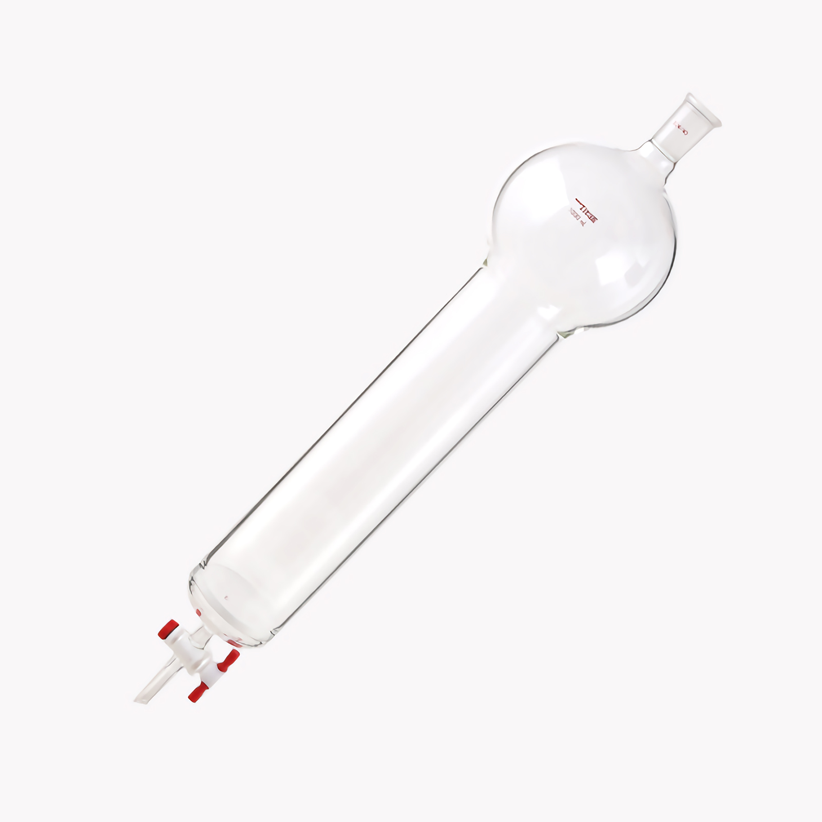 ADAMAS-BETA Laboratory Glass Chromatography Columns with Joint/Reservoir/Fritted Disc/PTFE Stopcock Grinding Mouth 24/40 100-500ml Lab Glassware