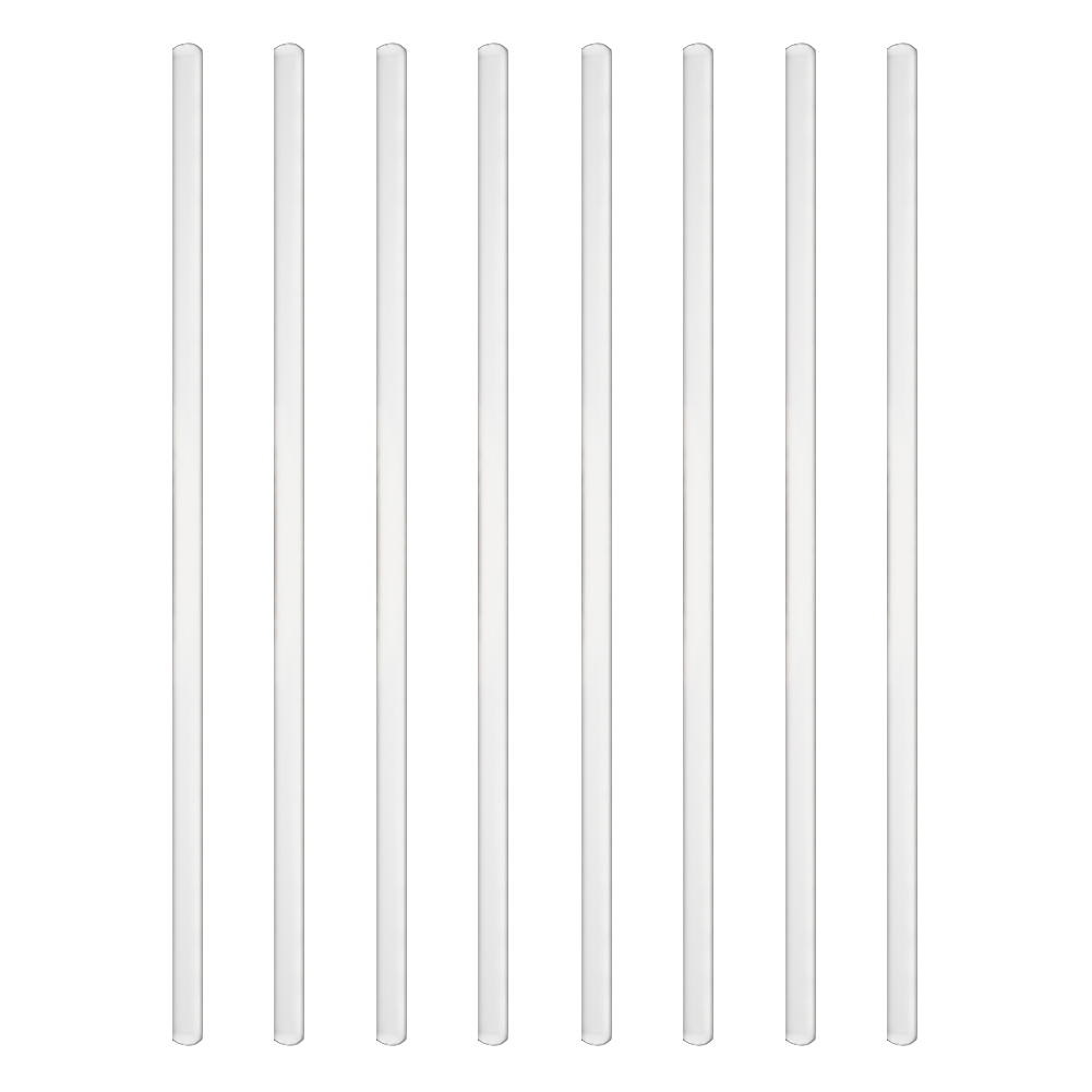 ADAMAS-BETA Lab Glass Stirring Rod Cylindrical Sturdy Uniform thickness Clear Laboratory Mixing Stick 200mm 300mm