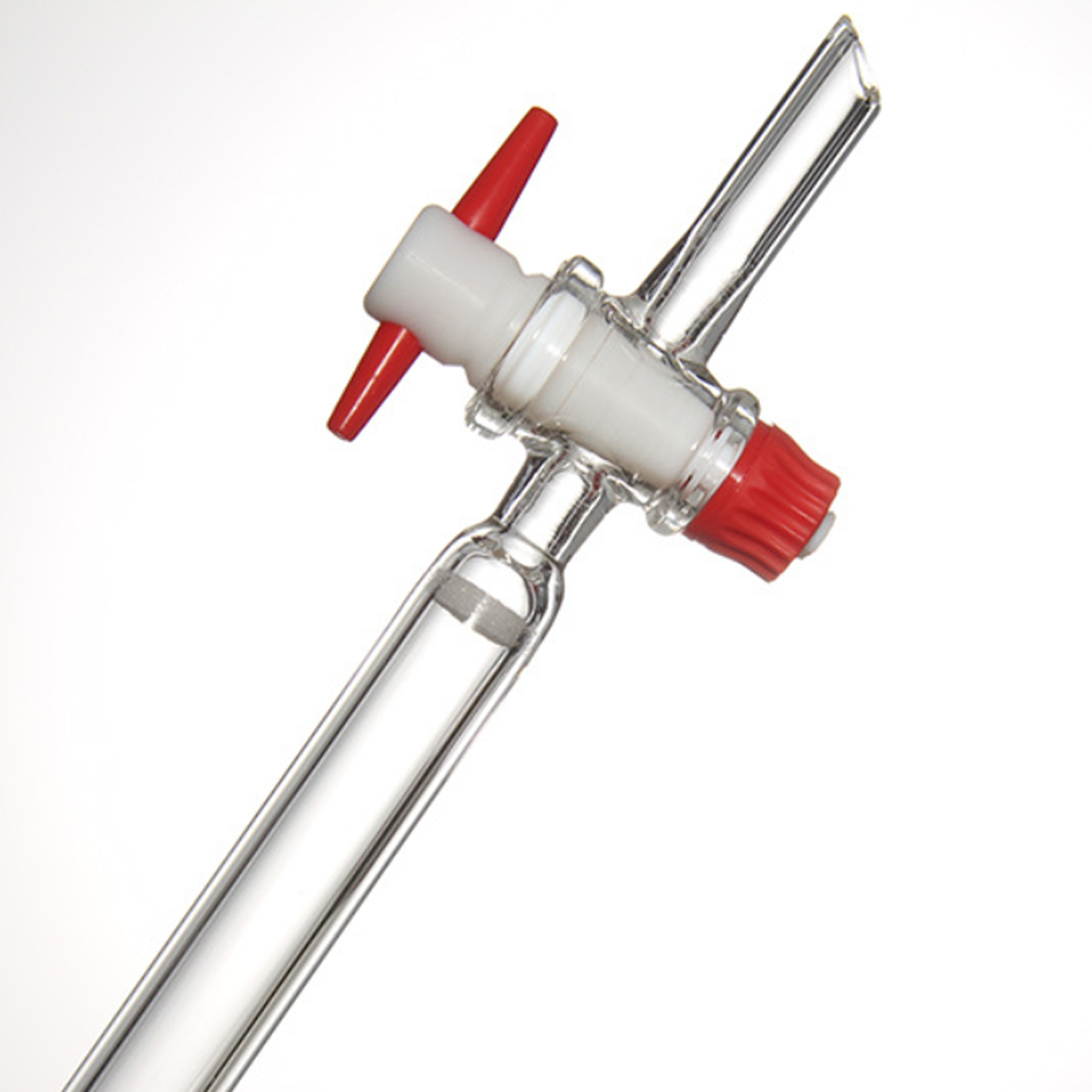 ADAMAS-BETA Laboratory Glass Chromatography Columns with Joint/Reservoir/Fritted Disc/PTFE Stopcock Grinding Mouth 24/40 100-500ml Lab Glassware