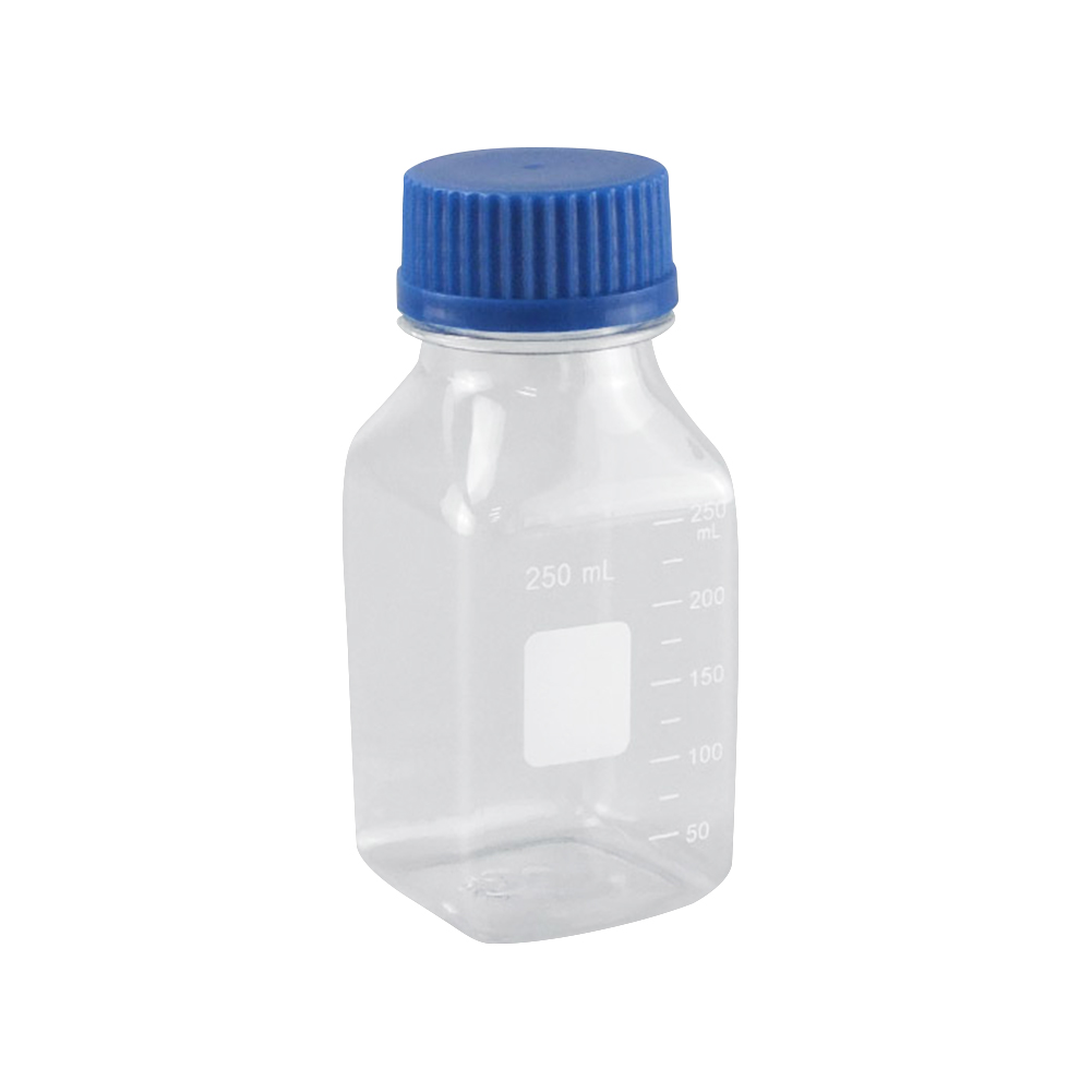 ADAMAS BETA Plastic Bottle 125-1000ml Narrow Mouth with Cover PET/PC Sterilized Lab Chemical Reagent Bottle Sample Sealing Bottles