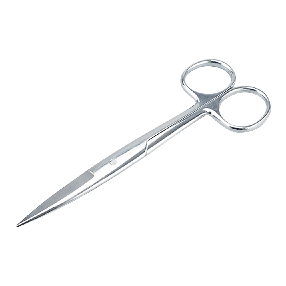 ADAMAS BETA 1pcs Stainless Steel Scissors Straight/Curved Tip 12.5-18cm Laboratory Pliers Tools Haircut Eyebrow Trimming Scissors