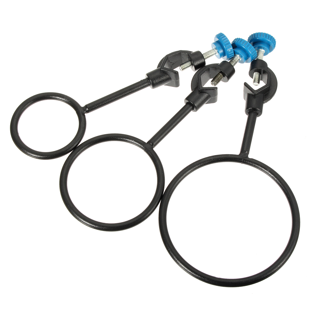  ADAMAS-BETA Iron Support Ring Iron Frame Platform Black Baking Varnish Holder Circle 50-90mm Closed Heating Ring