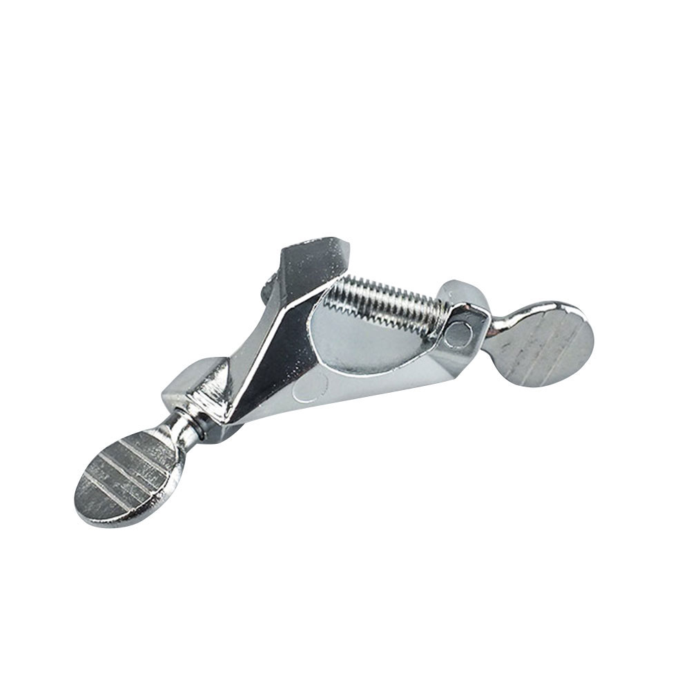 ADAMAS-BETA Electroplated Cross Clamp Laboratory Iron Frame Fixing Clamp 2-Way/3-Way Metallic Multi-purpose Clips