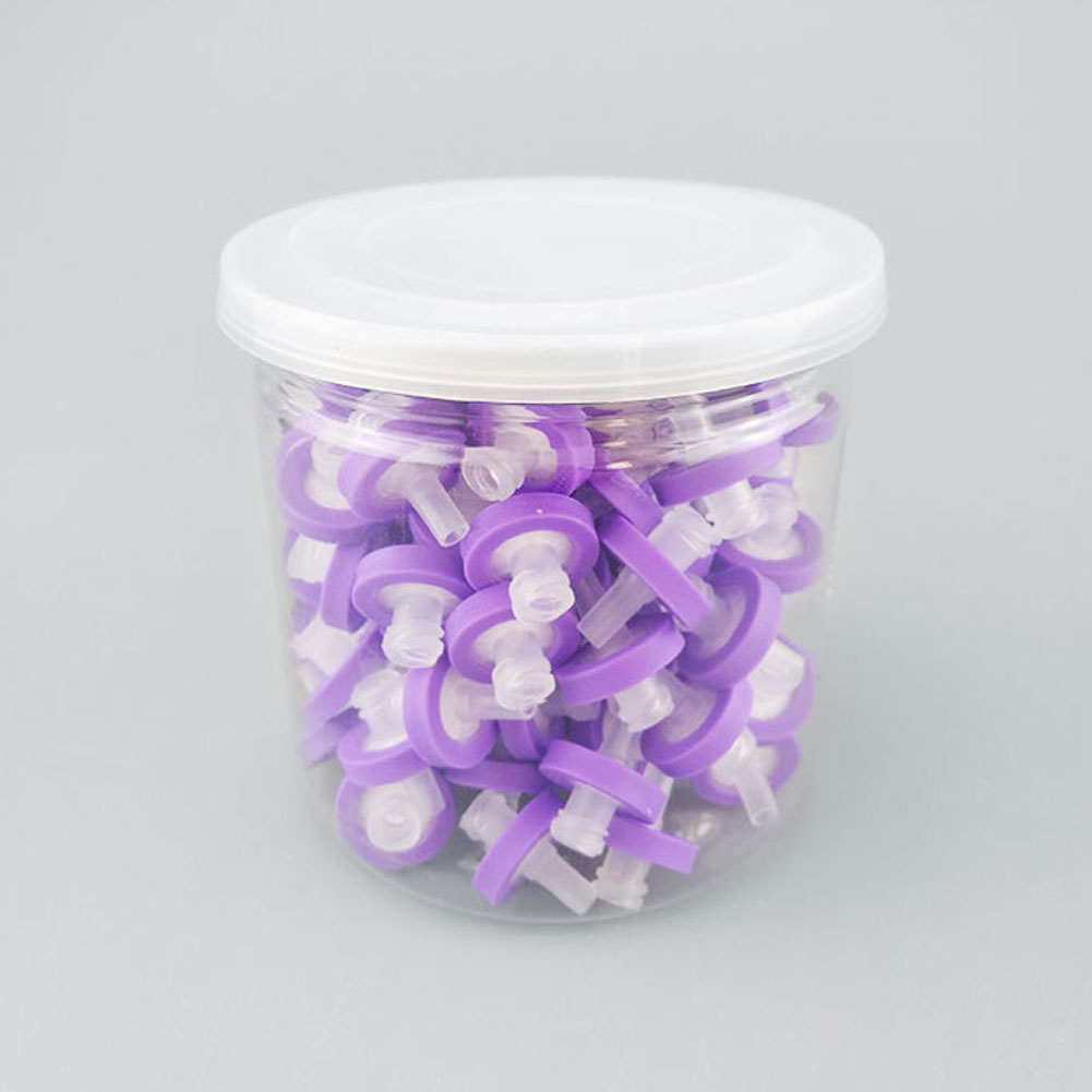 ADAMAS BETA 100pcs Lab 0.22um 0.45um Syringe Filter with Nylon/PES Filter Membrane 13mm for Laboratory Aqueous/Organic Solution Filtration Experiment