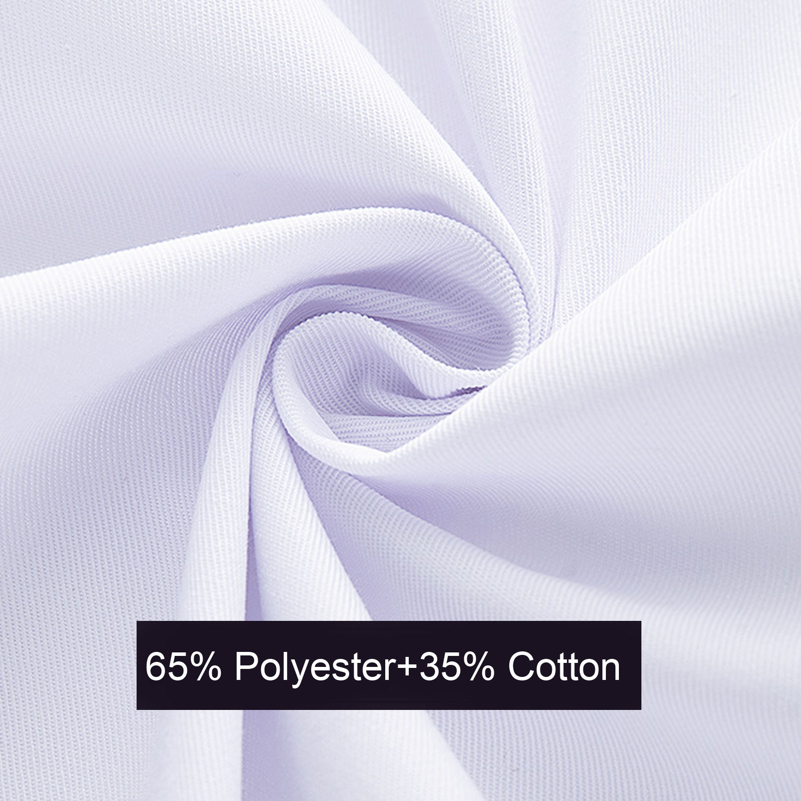 ADAMAS BETA Lab White Coat Polyester Cotton Single Breasted Men's/Women's Nurse Uniform Long Sleeve Laboratory Protective Jacket