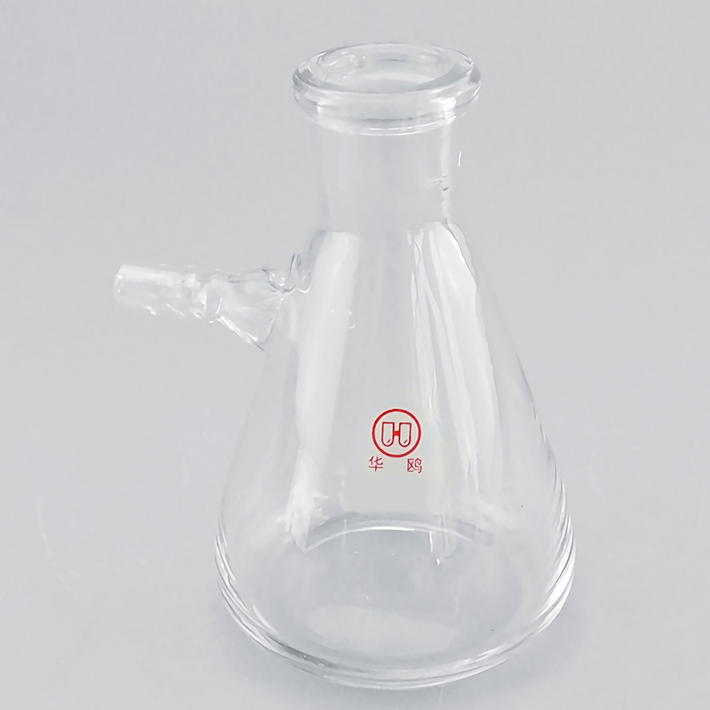 ADAMAS BETA Lab Filter Bottle with Upper Low Nozzle 125ml-10000ml Laborator Glass Grinding Mouth Suction Filter Bottles Conical Flask