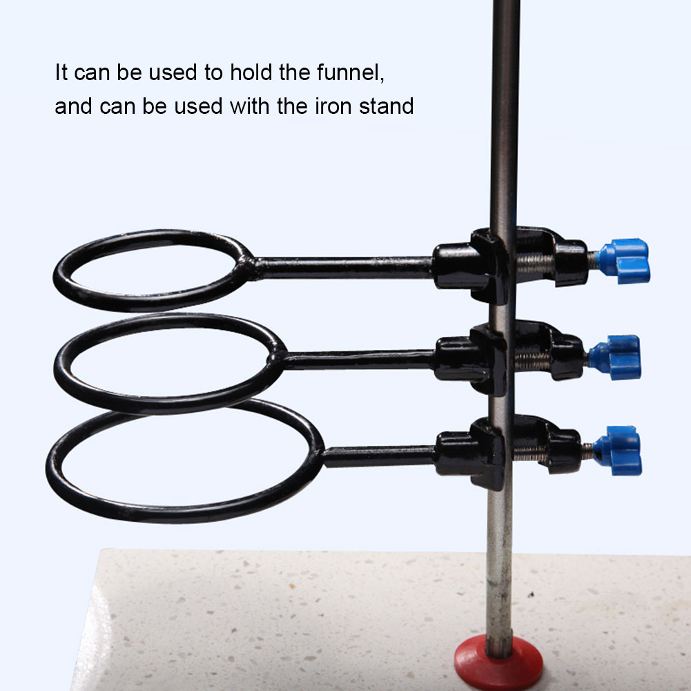  ADAMAS-BETA Iron Support Ring Iron Frame Platform Black Baking Varnish Holder Circle 50-90mm Closed Heating Ring