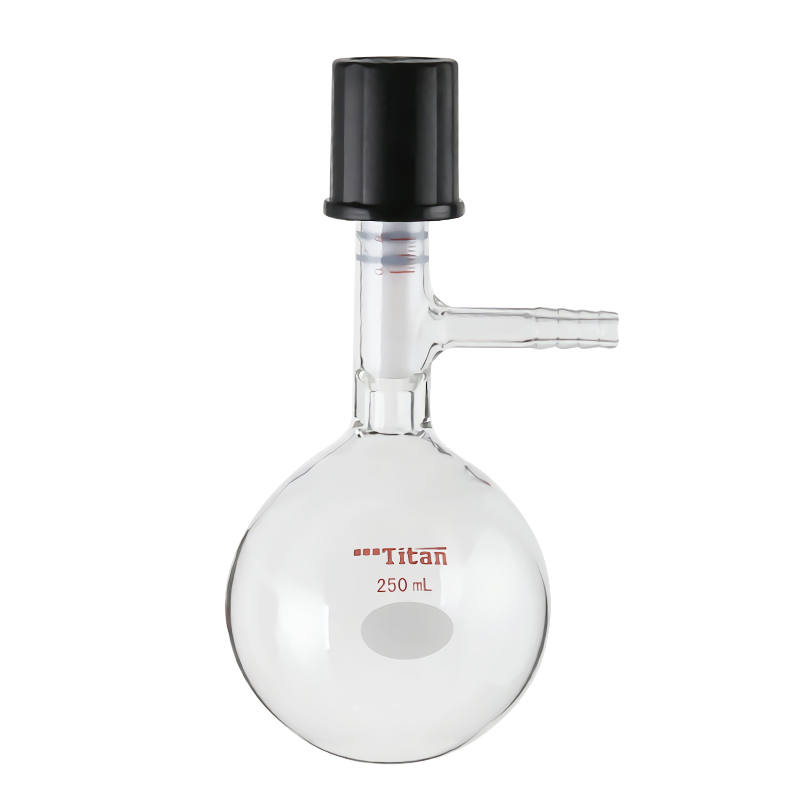 ADAMAS BETA 4-8mm High Vacuum Valve Solvent Storage Bottle 50-1000ml High Borosilicate Glass Round Bottom Laboratory Reaction Ball Bottles