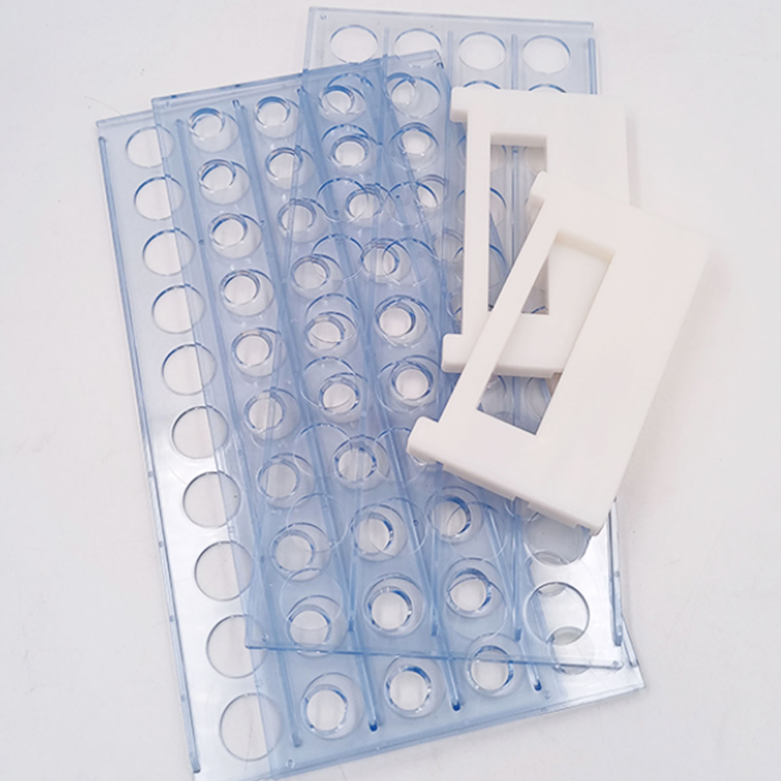 ADAMAS BETA Lab PS Test Tube Rack 40/50 Well 13-18mm Plastic Detachable Multi-Purpose Laboratory Centrifuge Tube Storage/Drying Holder