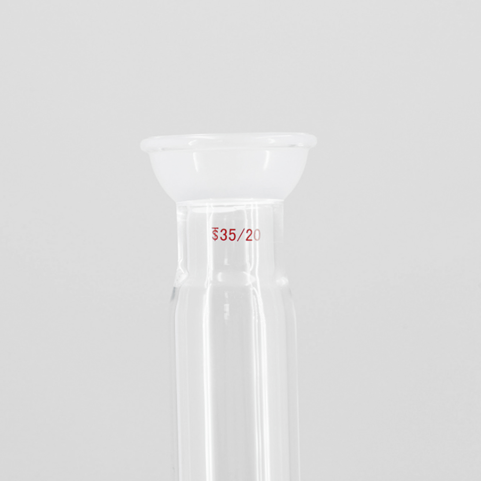 ADAMAS-BETA Glass Laboratory Chromatographic Column with Liquid Storage Ball PTFE Piston Grinding Mouth for Separation Experiment